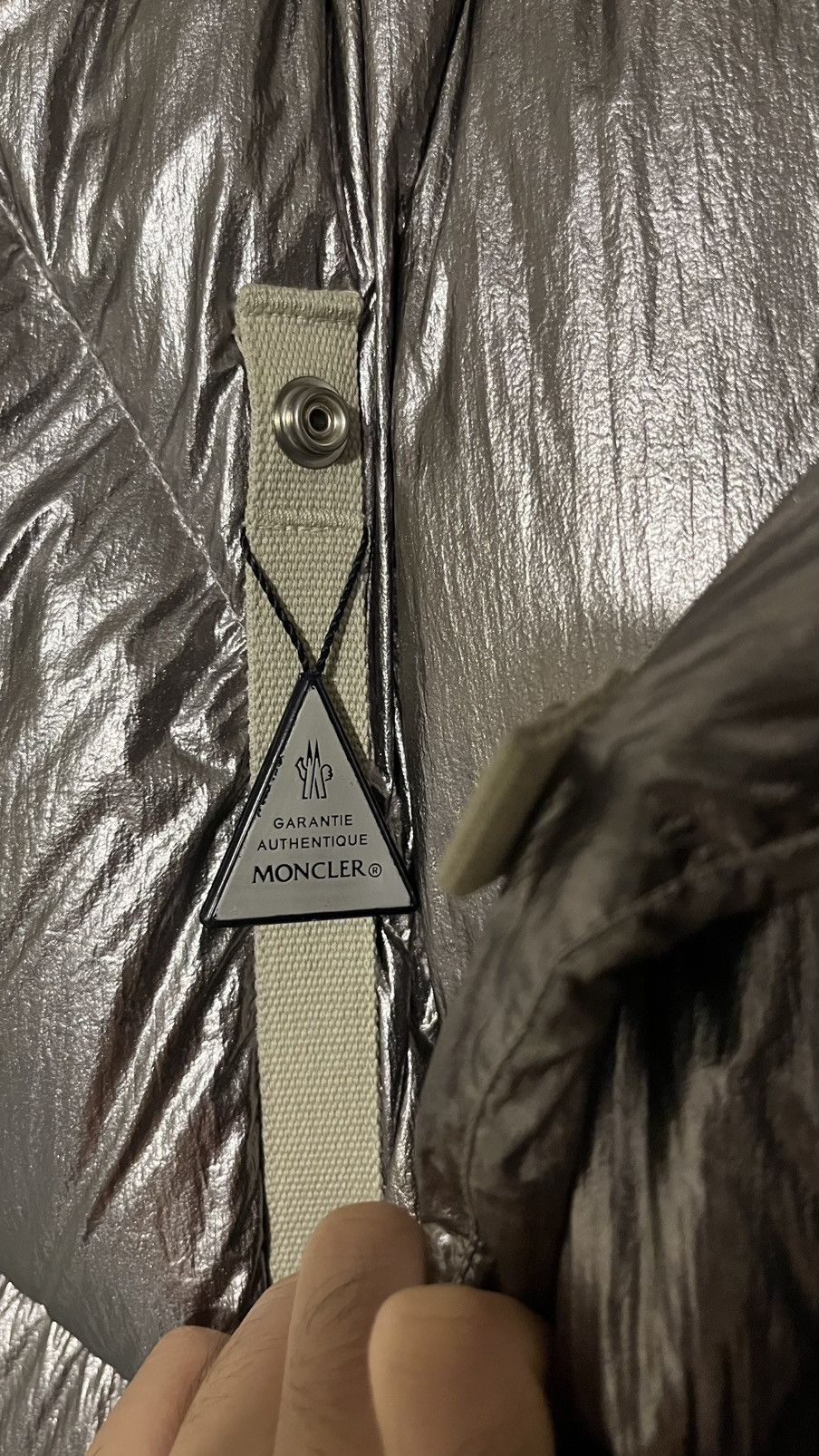 Moncler × Rick Owens Long Metallic Gilet Size US S / EU 44-46 / 1 - 4 Thumbnail