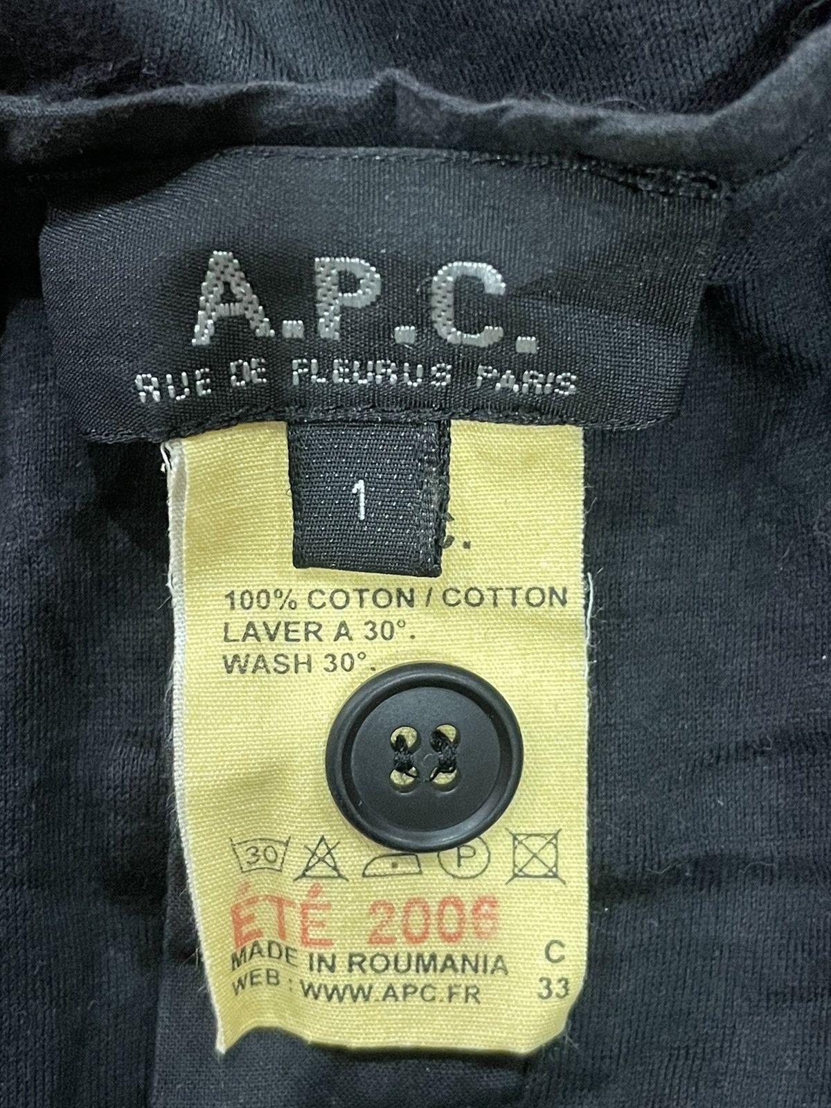 A.P.C. A.P.C Summer 2006 Long Sleeve Tshirt Size S / US 4 / IT 40 - 3 Thumbnail
