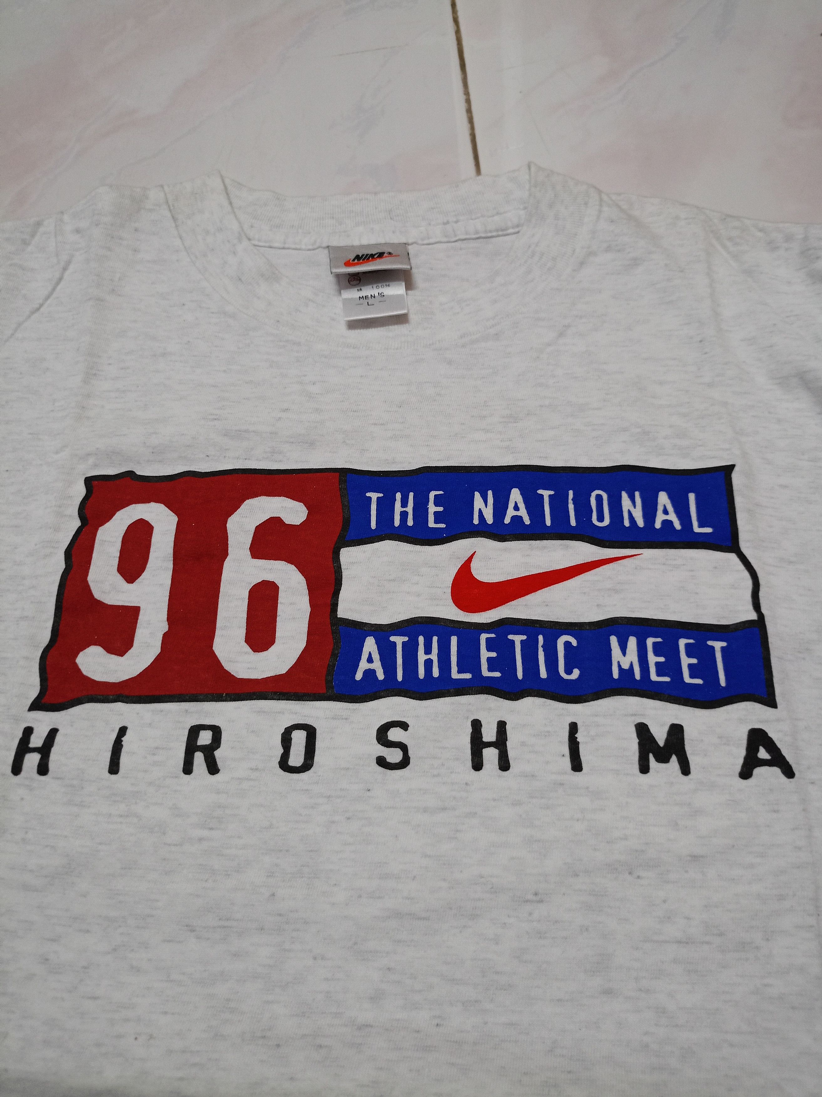 Japanese Brand × Nike × Vintage 🔥Rare item X Nike VTG 96 Hiroshima🔥 Size US L / EU 52-54 / 3 - 3 Thumbnail