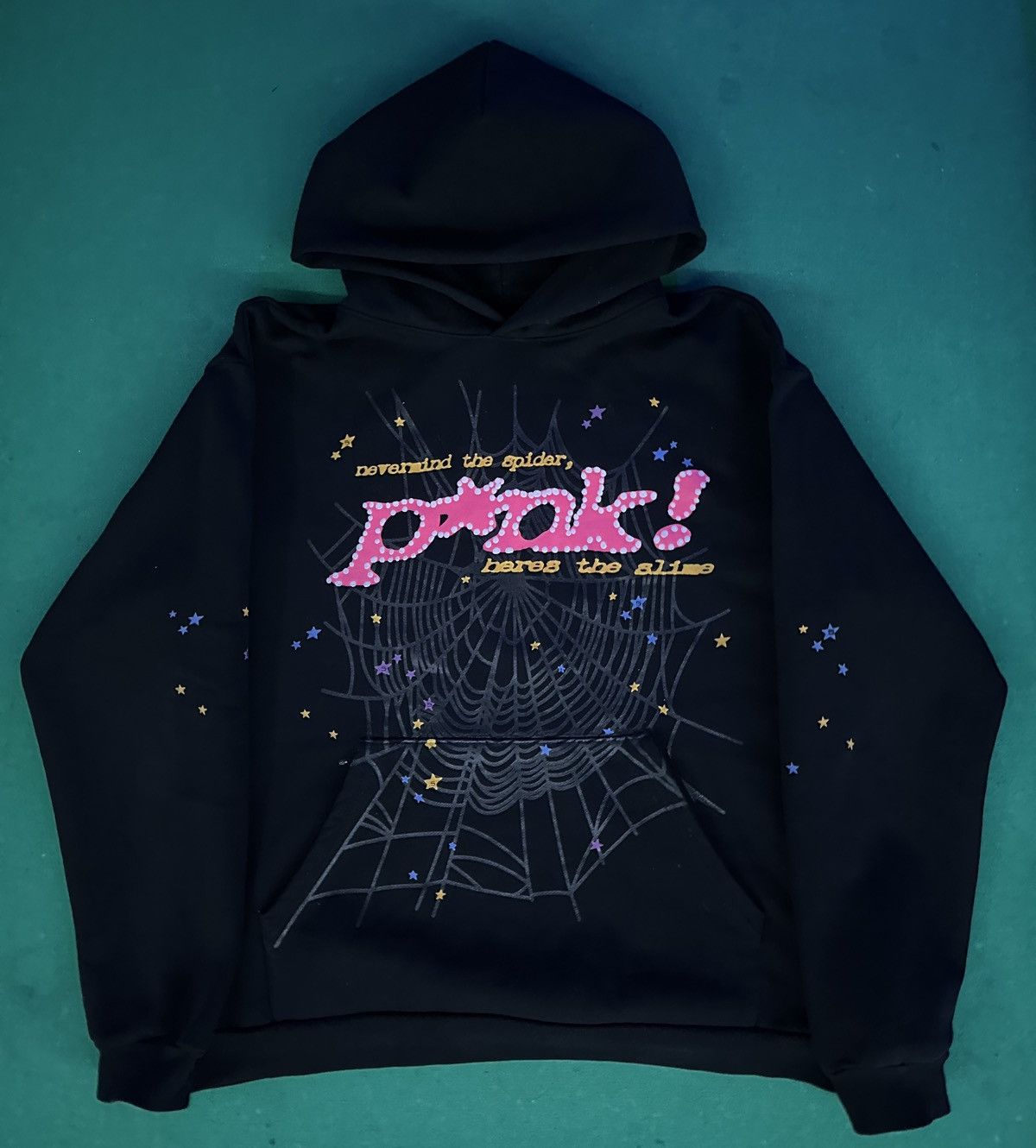 Sp5der Black Sp5der P*NK Hoodie Size US L / EU 52-54 / 3 - 1 Thumbnail
