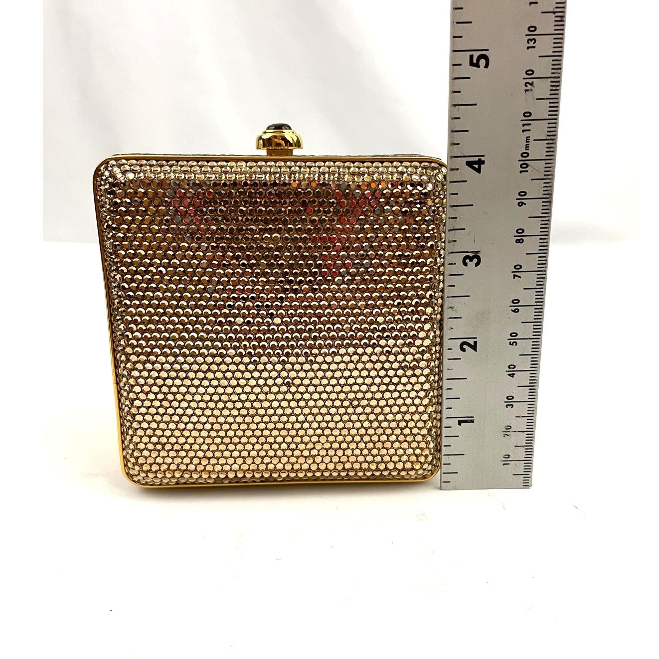 Judith Leiber Judith Leiber Swarovski Crystal Stone Evening Bag Clutch Size ONE SIZE - 10 Thumbnail