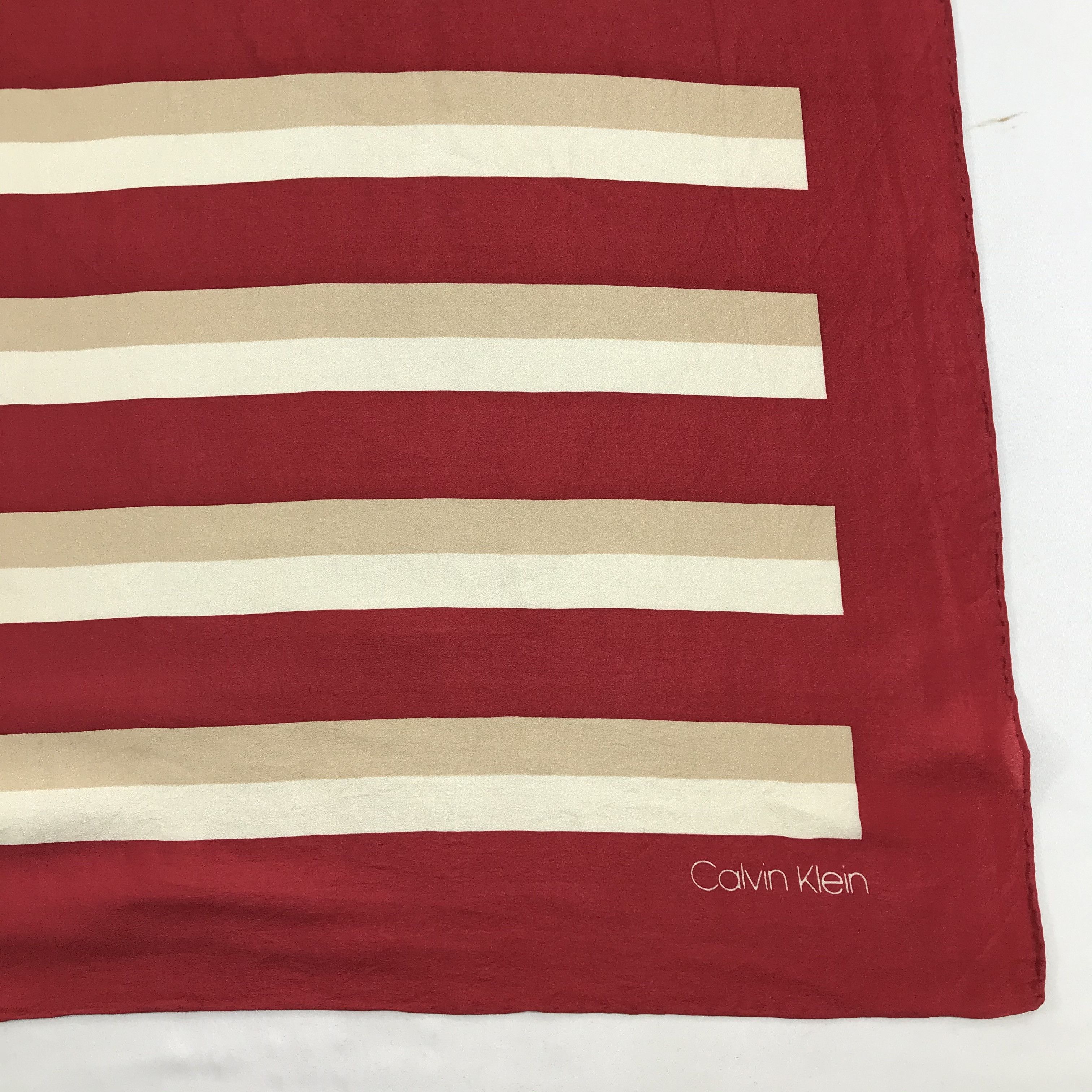 Calvin Klein Vintage Calvin Klein Silk scarf Size ONE SIZE - 4 Thumbnail