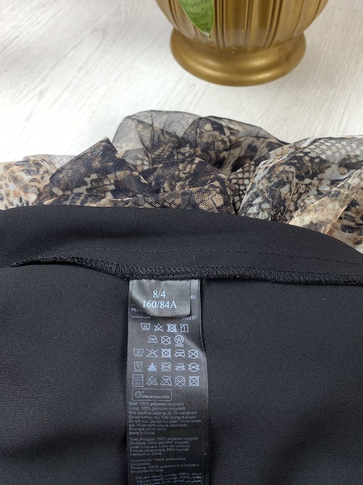 Allsaints Allsaints Perry Noche Animal Print Womens Top Size UK8 US4 Size S / US 4 / IT 40 - 11 Thumbnail