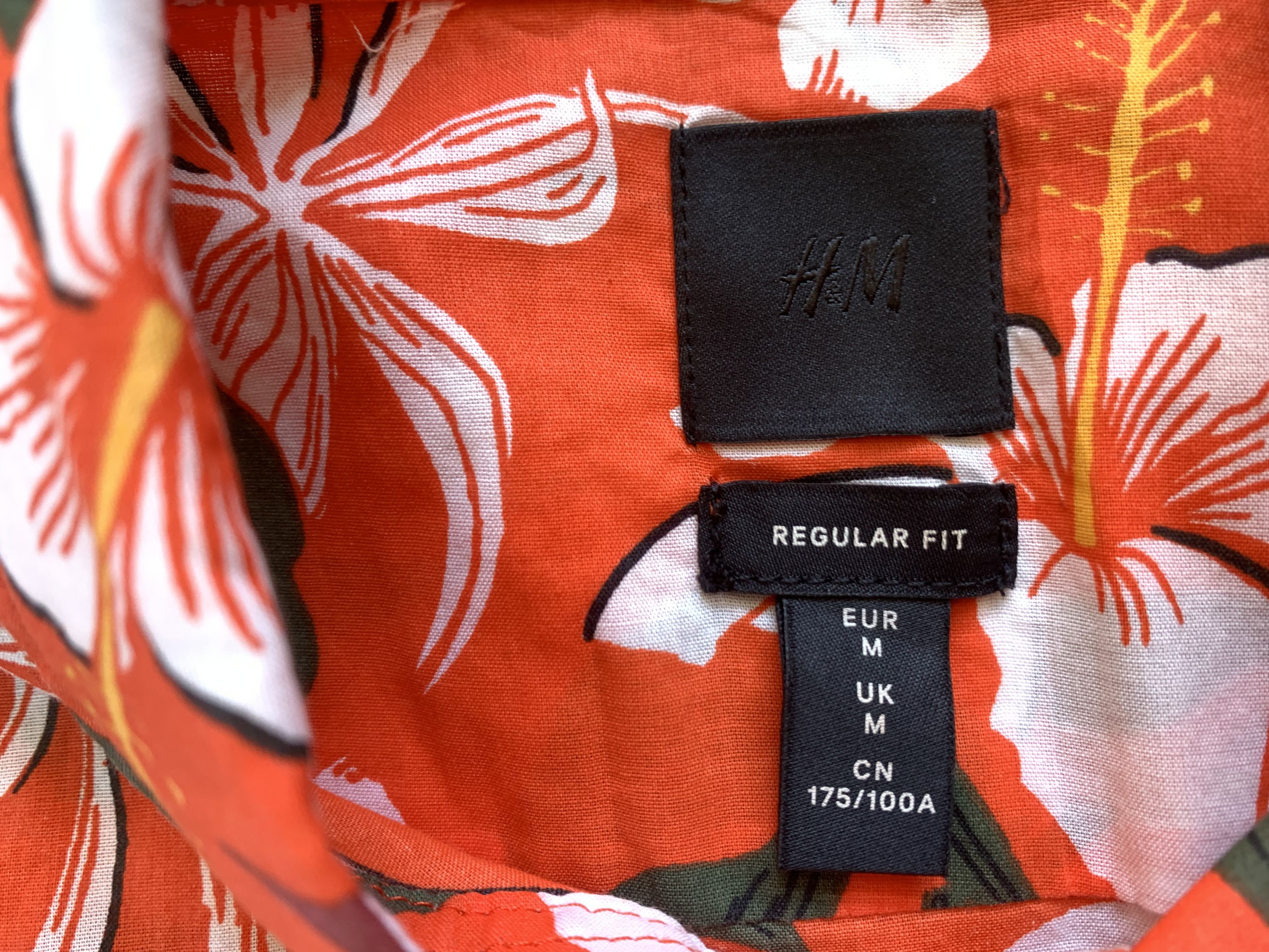 H&M H&M Hawaiian Tropical Floral Flowers Button Up Shirt Size US M / EU 48-50 / 2 - 5 Thumbnail