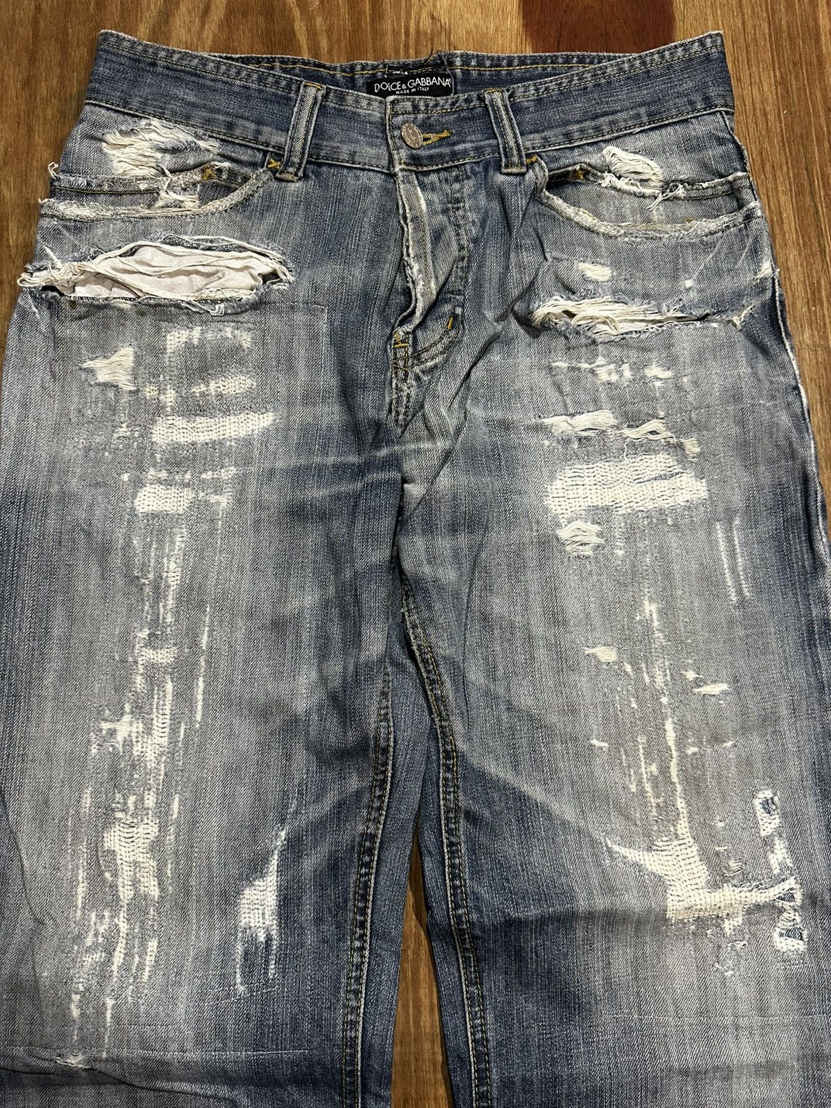 Dolce & Gabbana Trashed Dolce Gabbana jeans Size US 31 - 4 Thumbnail