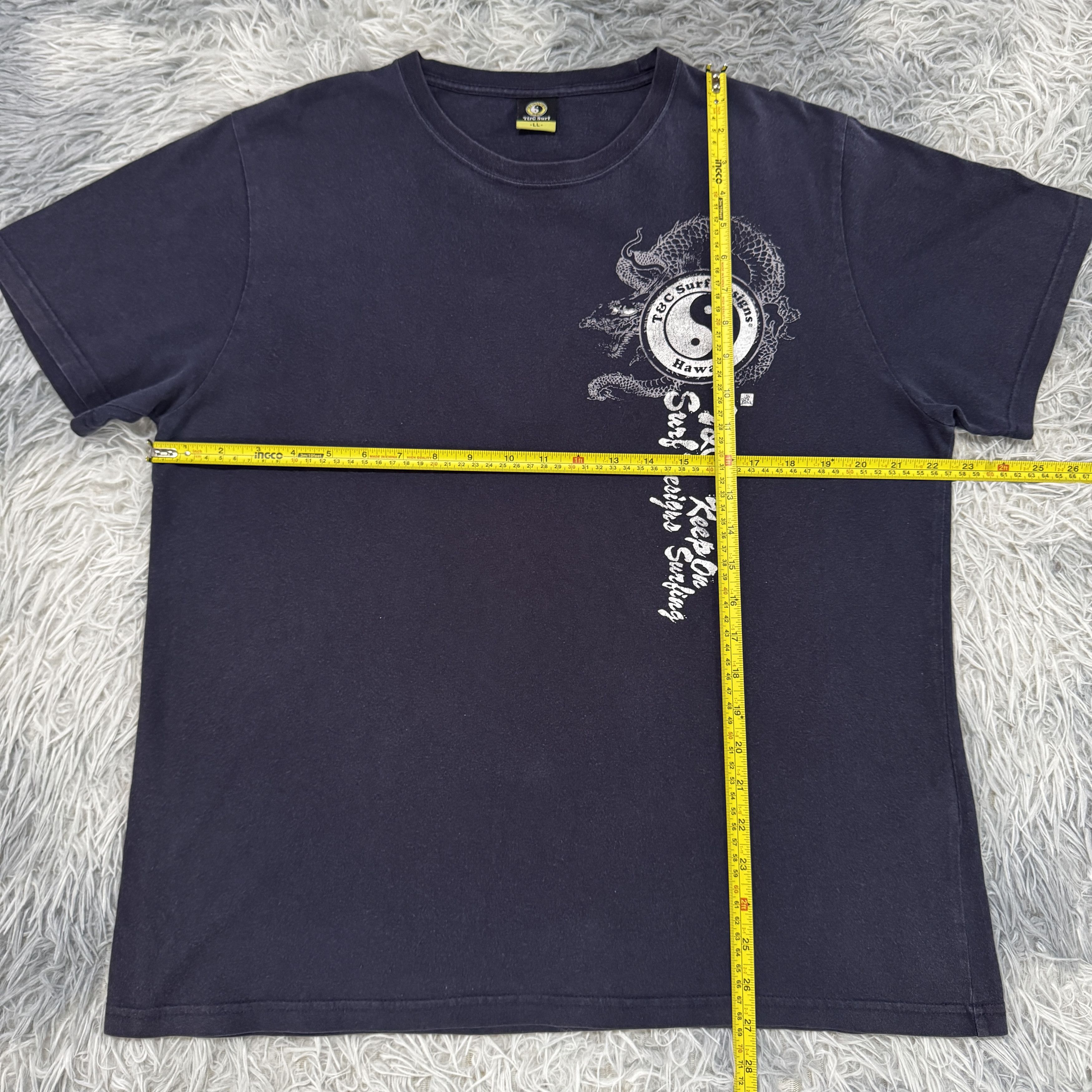 Vintage Vintage 90s T&C Surf Designs Dragon Hawaii Surfing Tshirt Size US XL / EU 56 / 4 - 7 Thumbnail