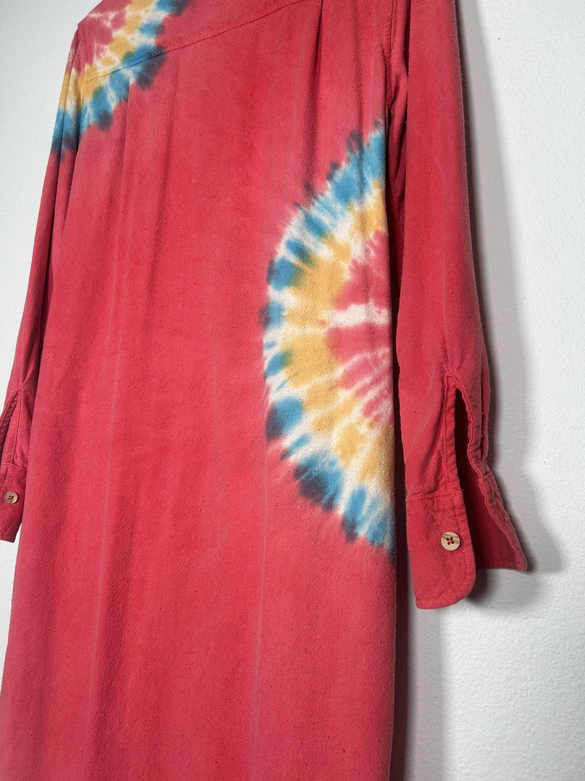 The Elder Statesman Boiled Silk Tie-Dye Robe Dress Size S / US 4 / IT 40 - 4 Thumbnail