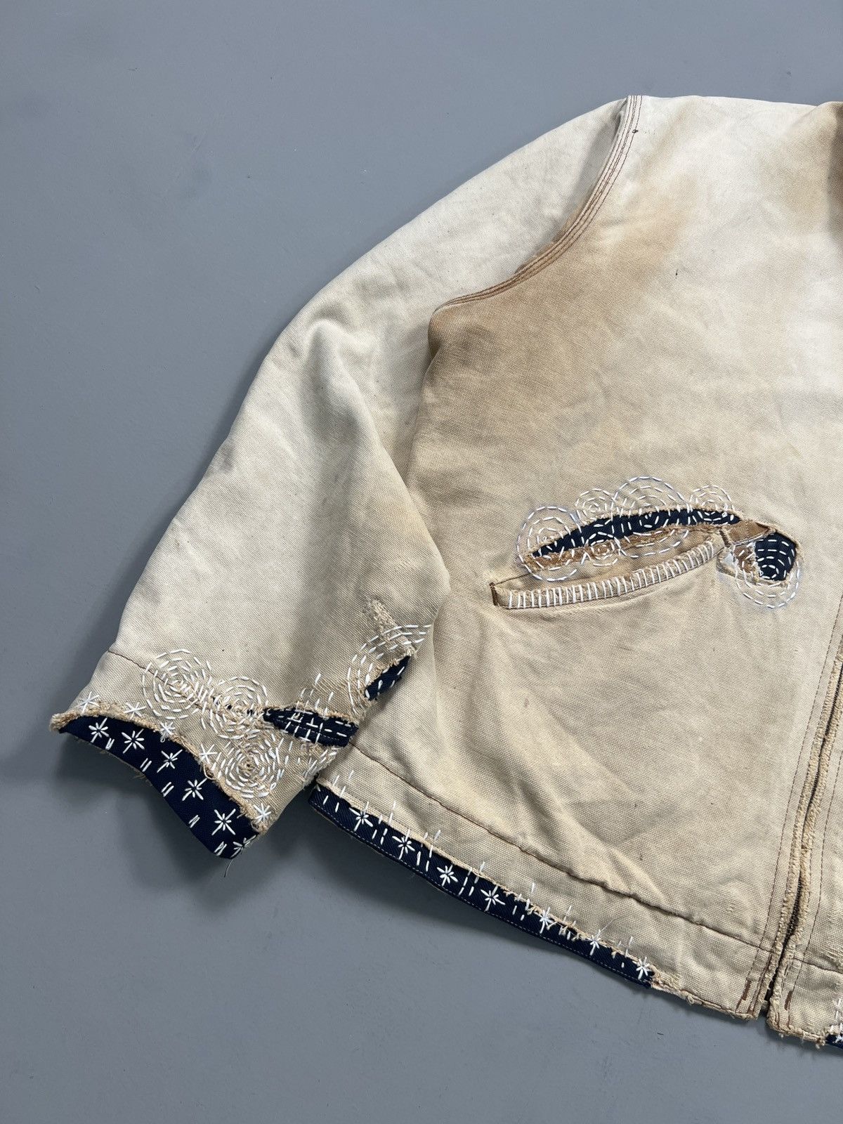 Carhartt Vintage sundae Carhartt Shashiko embroidery Detroit Size US L / EU 52-54 / 3 - 2 Thumbnail