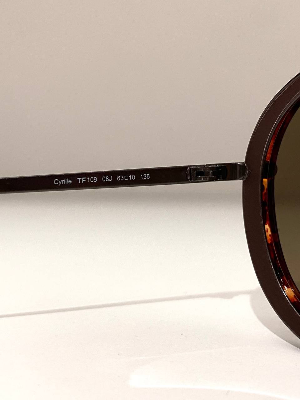 Tom Ford Tom Ford Cyrille Havana Aviator Pilot Vintage TF Sunglasses Size ONE SIZE - 13 Thumbnail
