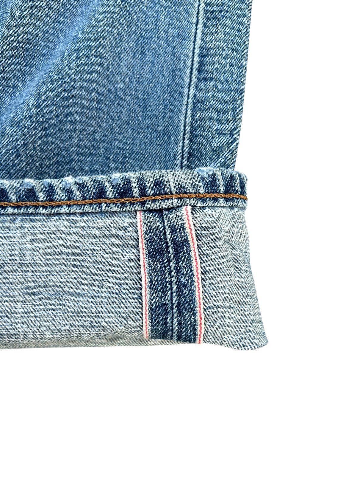 Kapital Vintage Edwin 505X Selvedge Distressed Denim Jeans Size US 30 / EU 46 - 4 Thumbnail