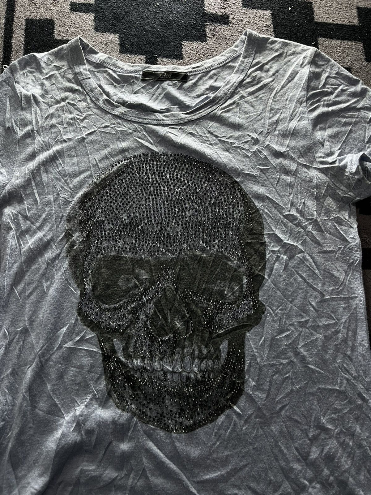 Hysteric Glamour Vintage leshop skull glitter tshirt Size US M / EU 48-50 / 2 - 2 Thumbnail