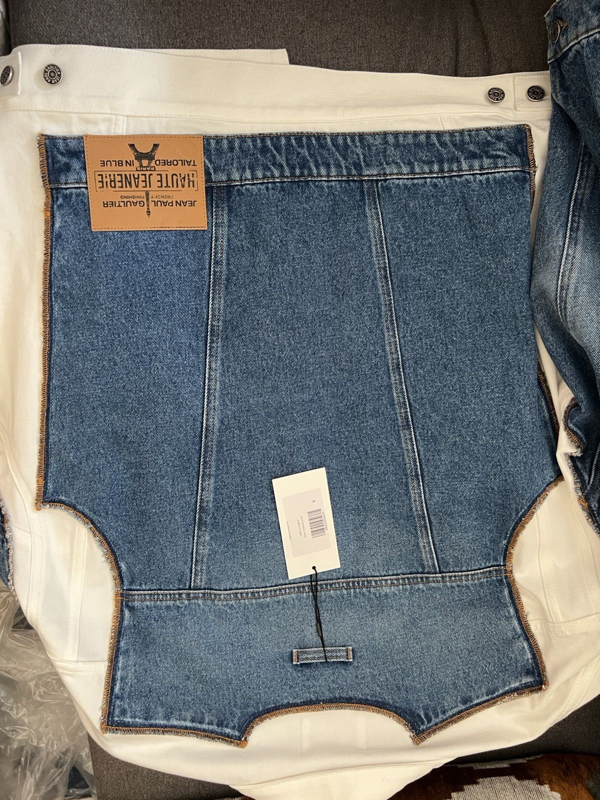 Jean Paul Gaultier The Trompe-l'œil Denim Jacket Size US S / EU 44-46 / 1 - 8 Thumbnail