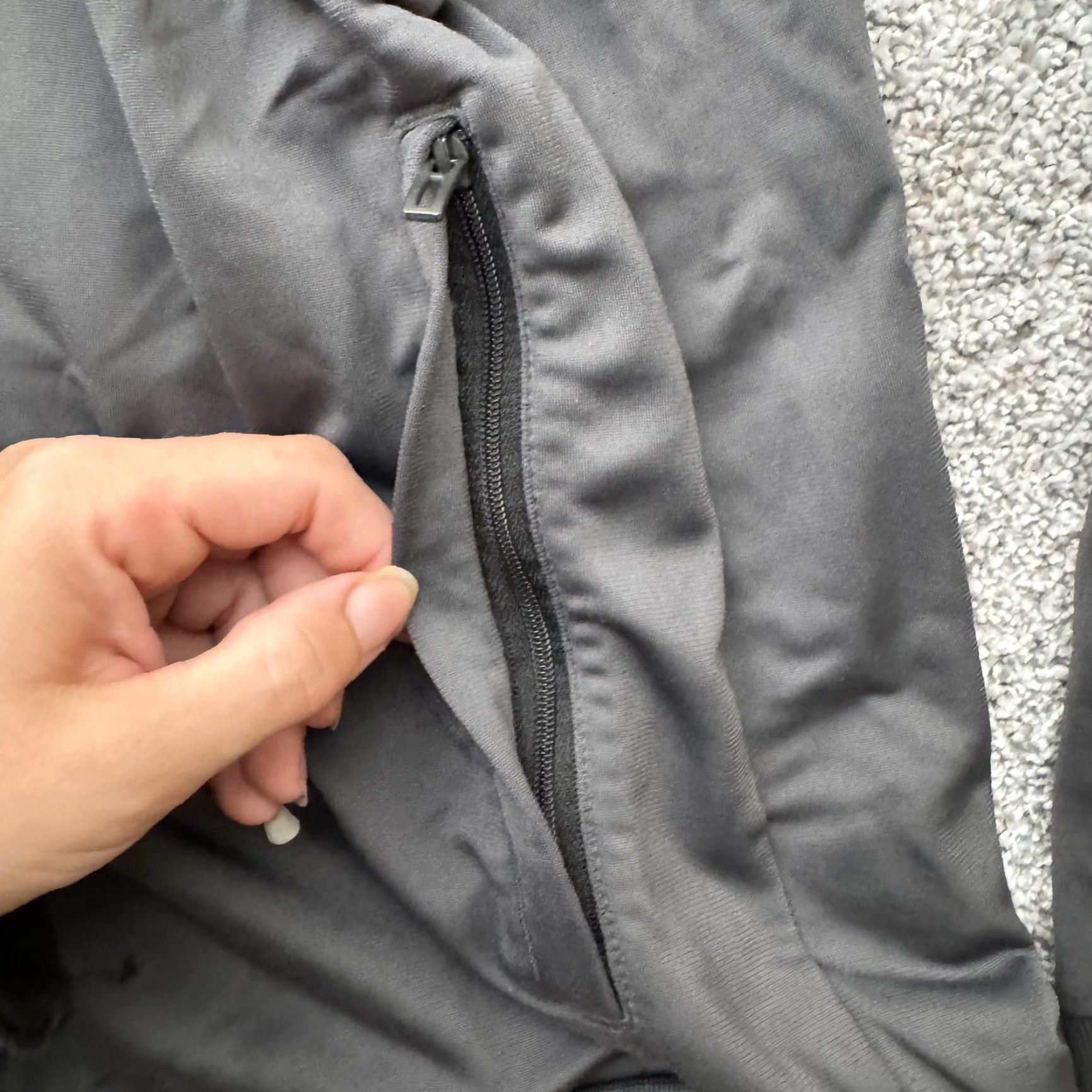 Adidas Adidas Track Jacket Mens XL Gray Full Zip Three Stripe Pockets DU0448 2019 Size US XL / EU 56 / 4 - 3 Thumbnail