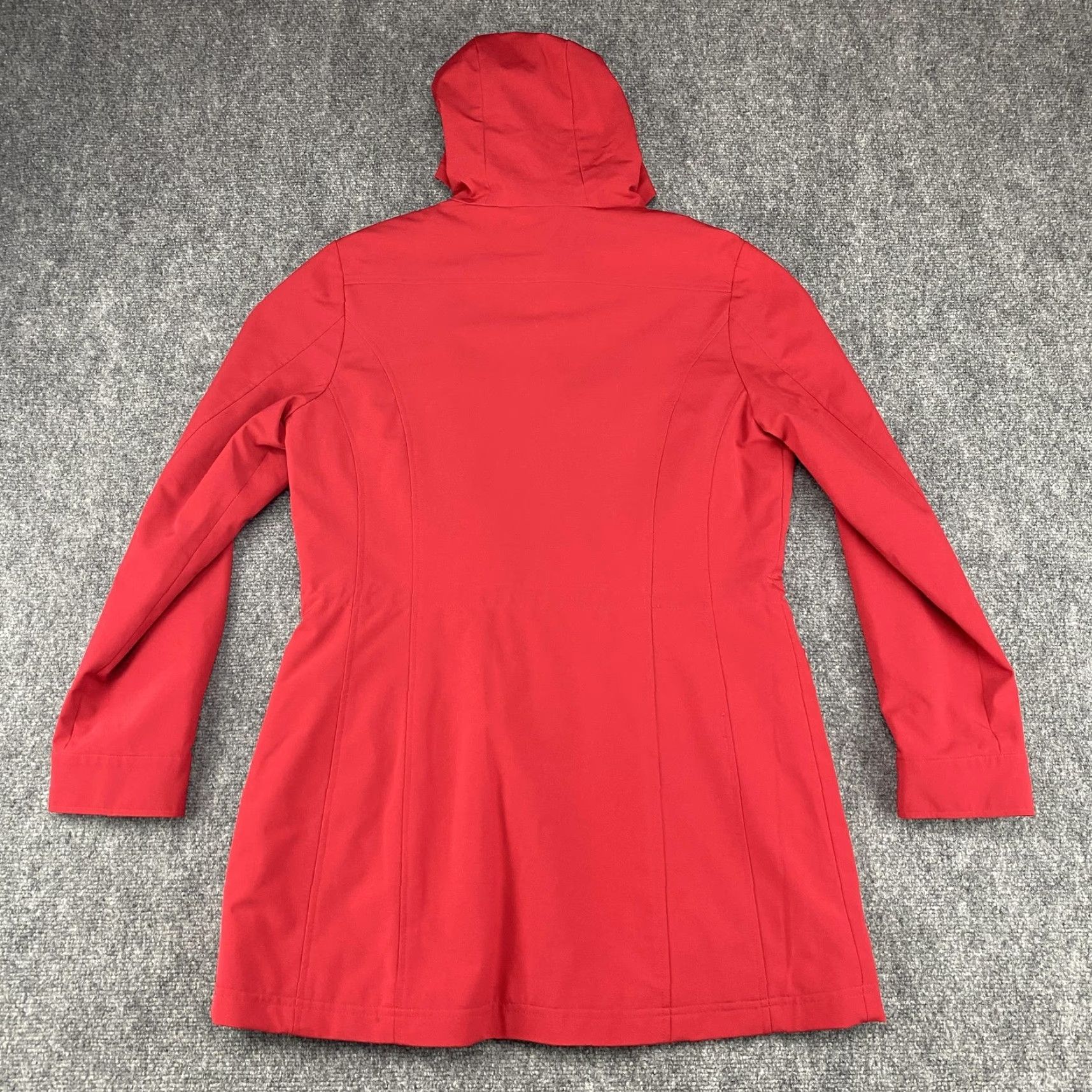 Vintage Kristen Blake Jacket Womens Medium Red Hooded Parka Style 74340 Rain Coat Zip Size M / US 6-8 / IT 42-44 - 4 Thumbnail