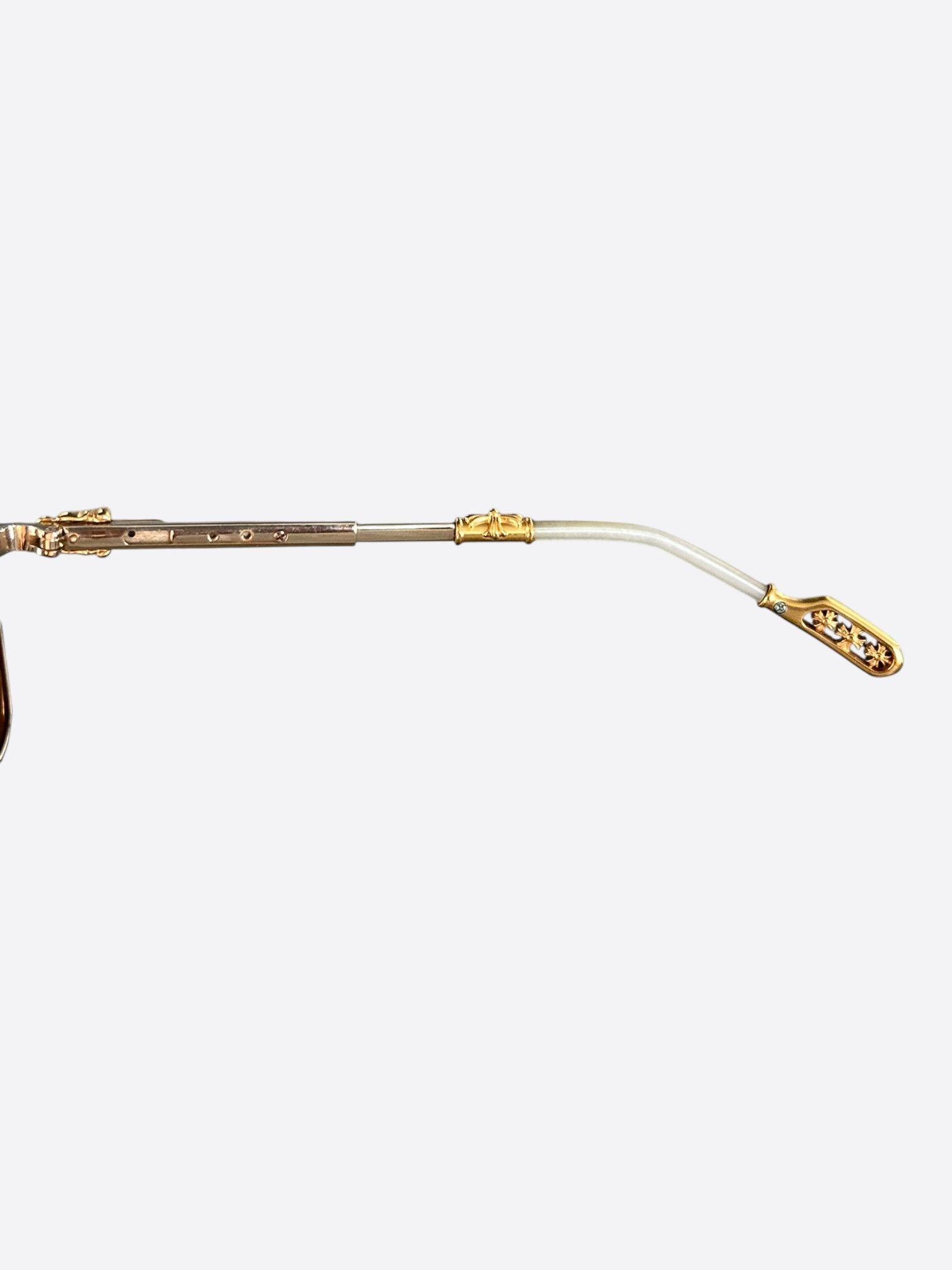 Chrome Hearts Chrome Hearts Gold Kanchu II Sunglasses Size ONE SIZE - 5 Thumbnail