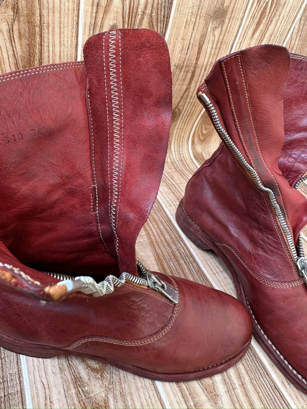 Guidi Guidi 310 Front-zip Soft Horse Leather Boots Size US 6.5 / IT 36.5 - 19 Thumbnail