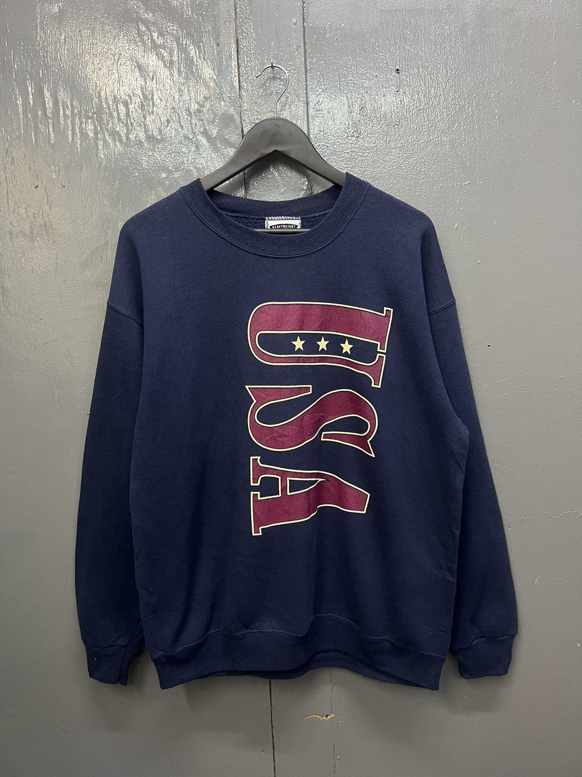 Lee × Vintage Vintage USA Three Star Sweatshirt Size US L / EU 52-54 / 3 - 1 Thumbnail