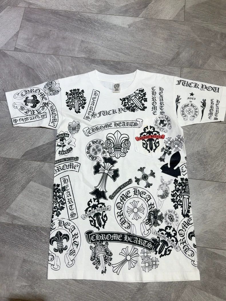 Chrome Hearts Chrome Hearts Graphic Short Sleeve Tee-2507