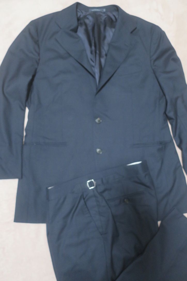 Suitsupply Brescia E. Thomas Blue 2 Button Suit Size 42R - 2 Thumbnail