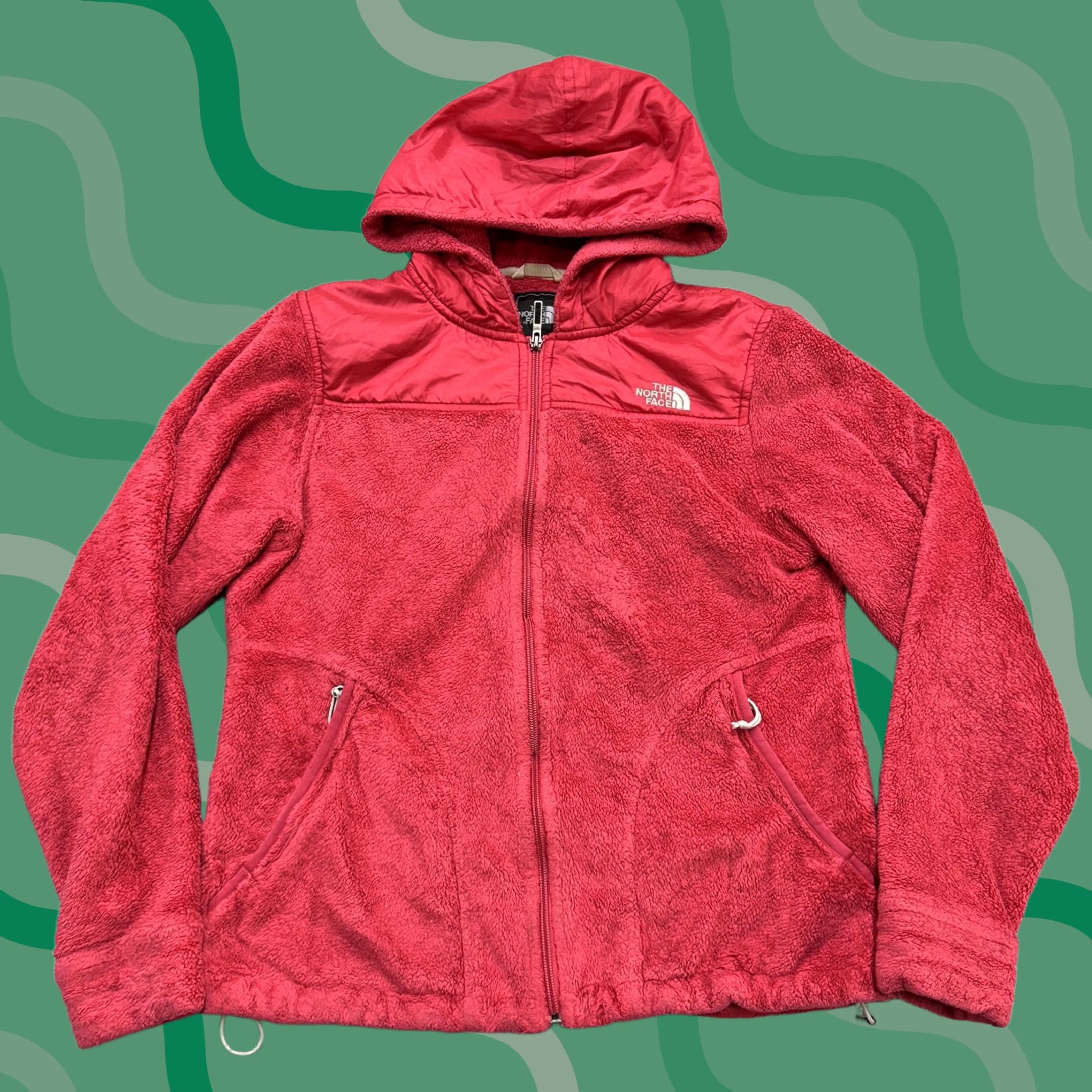 The North Face The North Face Jacket Womens M Pink Fleece Hooded Full Zip Cozy Warm Hoodie Size M / US 6-8 / IT 42-44 - 1 Thumbnail