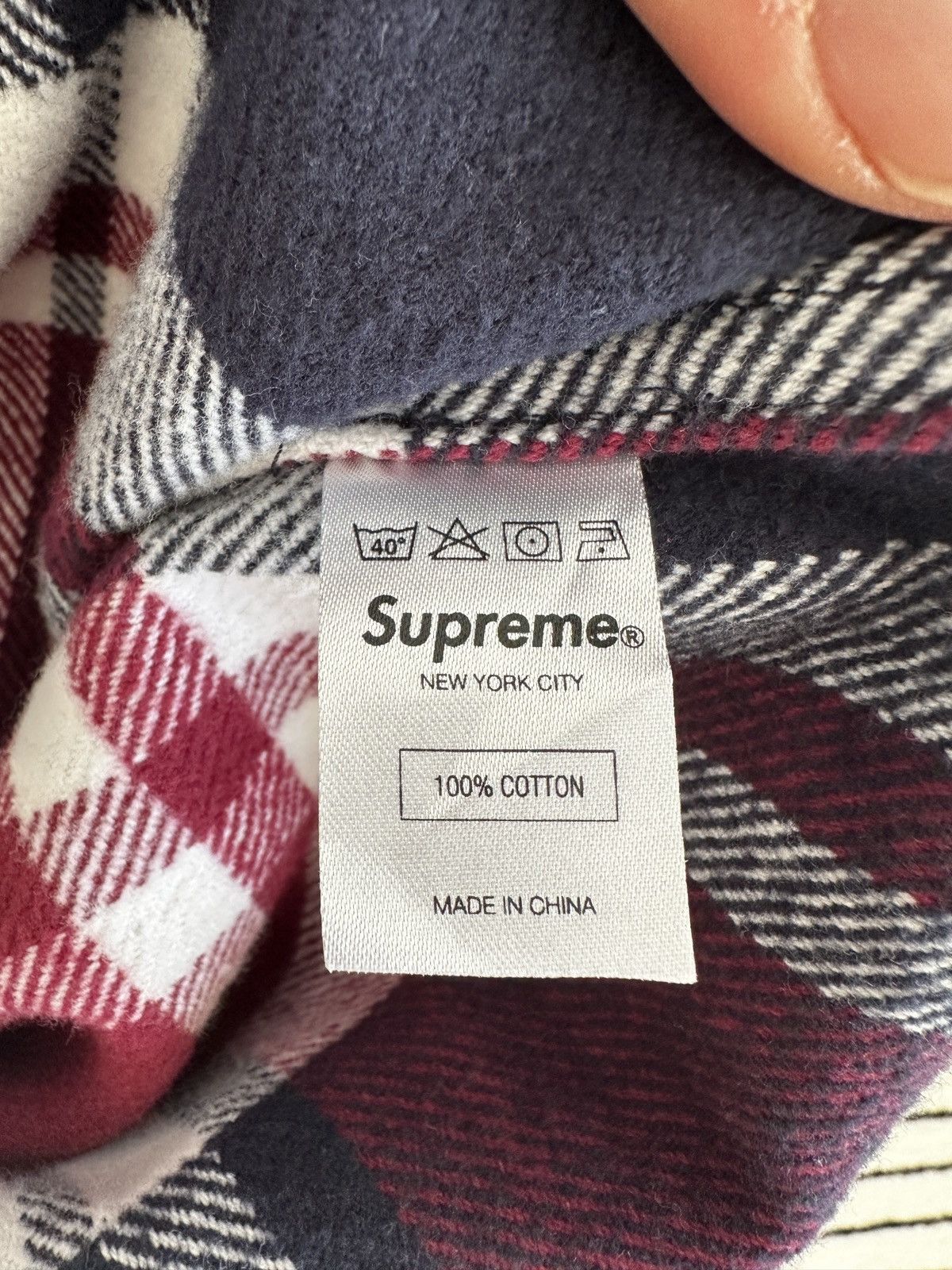 Supreme Supreme Heavyweight Flannel Size US L / EU 52-54 / 3 - 6 Thumbnail