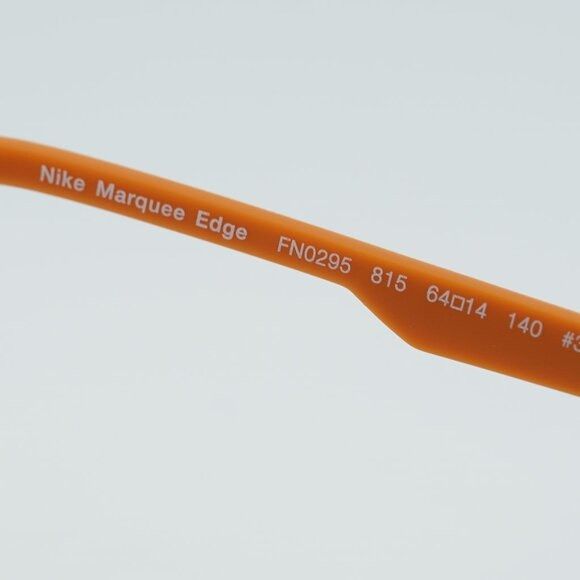 Nike NIKE MARQUEE EDGE FN 815 Sunglasses Orange Shield Frame Size ONE SIZE - 5 Thumbnail
