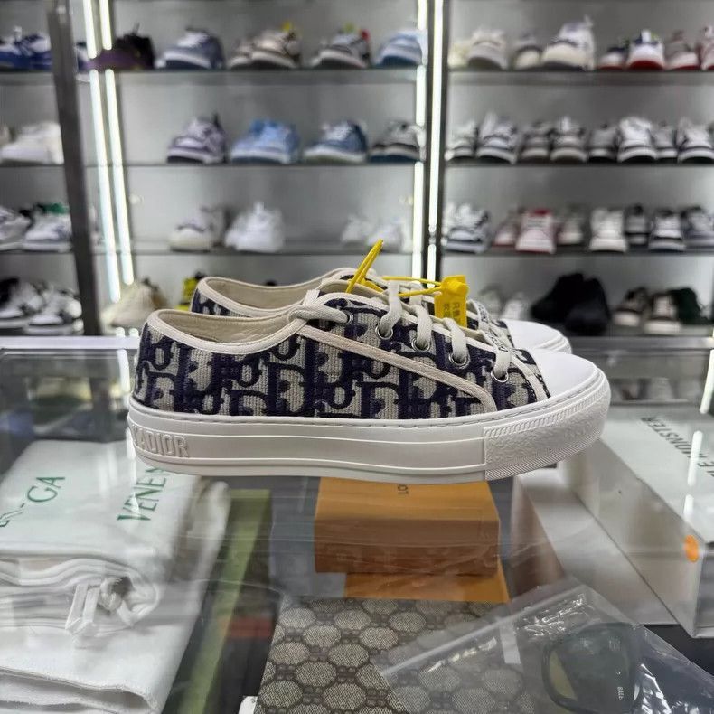 Dior DIOR Monogram Canvas Sneakers Size 36.5-2506 Size US 5.5 / IT 35.5 - 2 Thumbnail