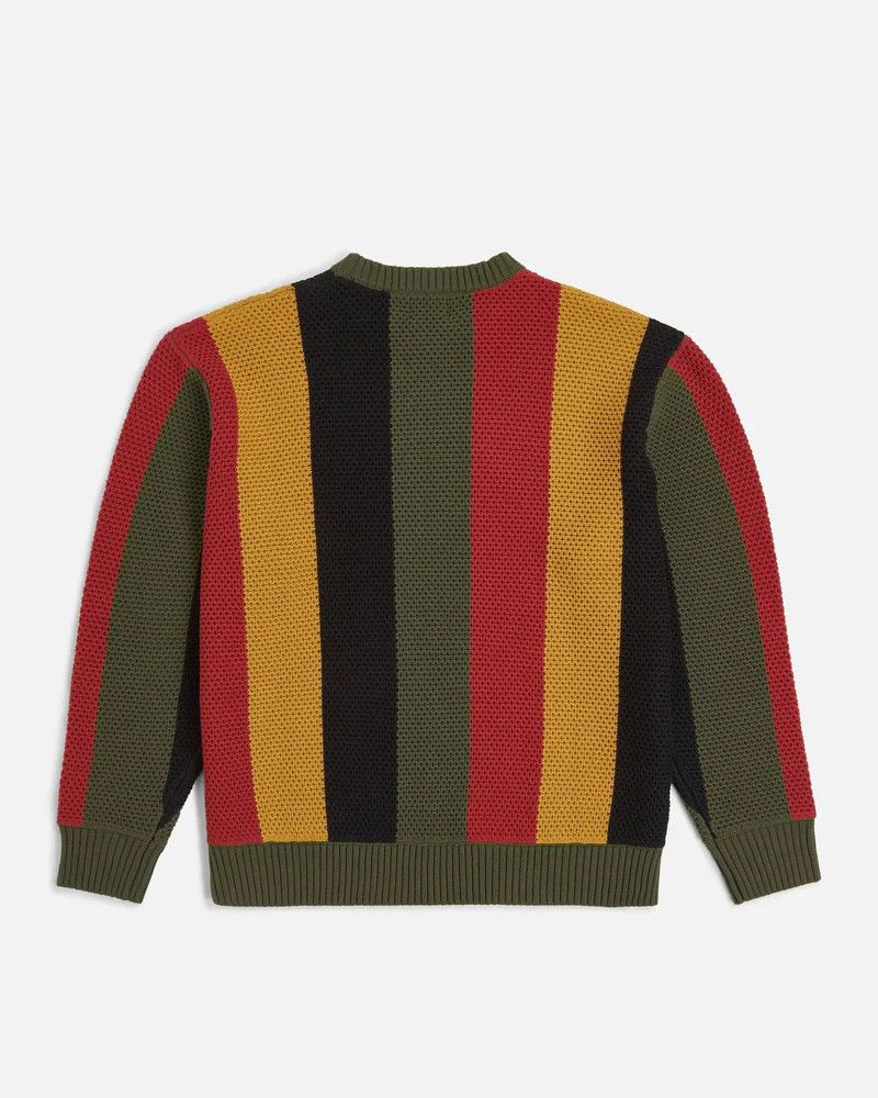 Patta o1mle0426 Patta Striped Honeycomb Knitted Sweater Size US M / EU 48-50 / 2 - 2 Thumbnail