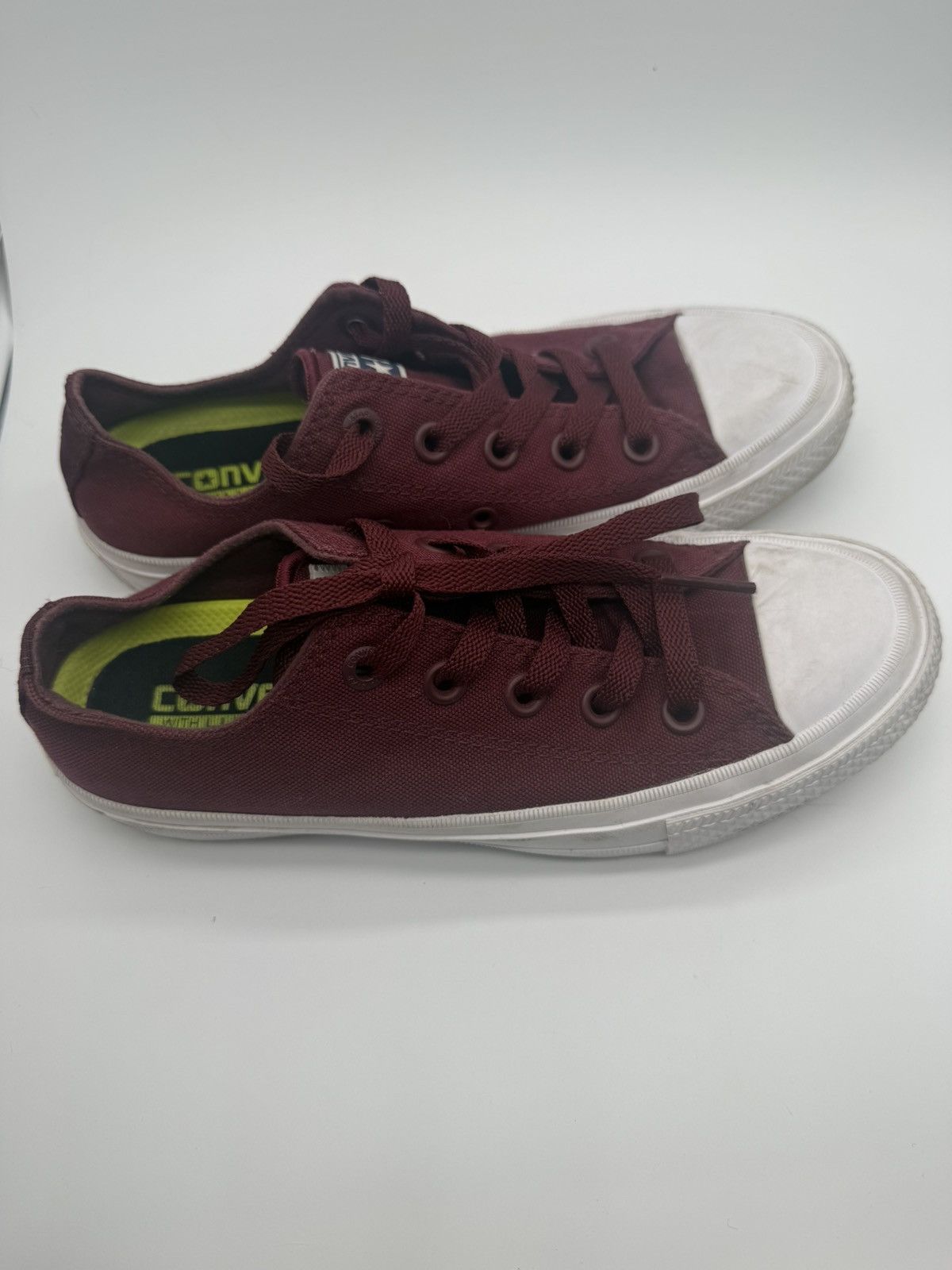 Converse Converse Lunarlon Maroon Chuck Taylor II All Star Low Sz 5.5 Size US 5.5 / IT 35.5 - 5 Thumbnail