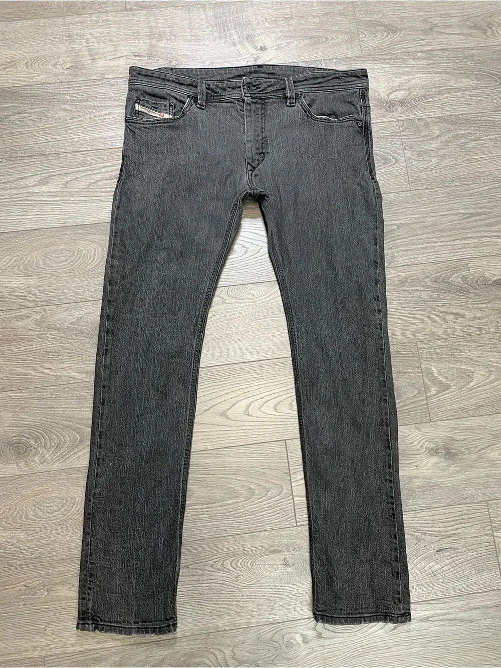 Diesel Diesel Thanaz Slim Gray Jeans Made in Italy Size 38x32.5 Size US 38 / EU 54 - 1 Thumbnail