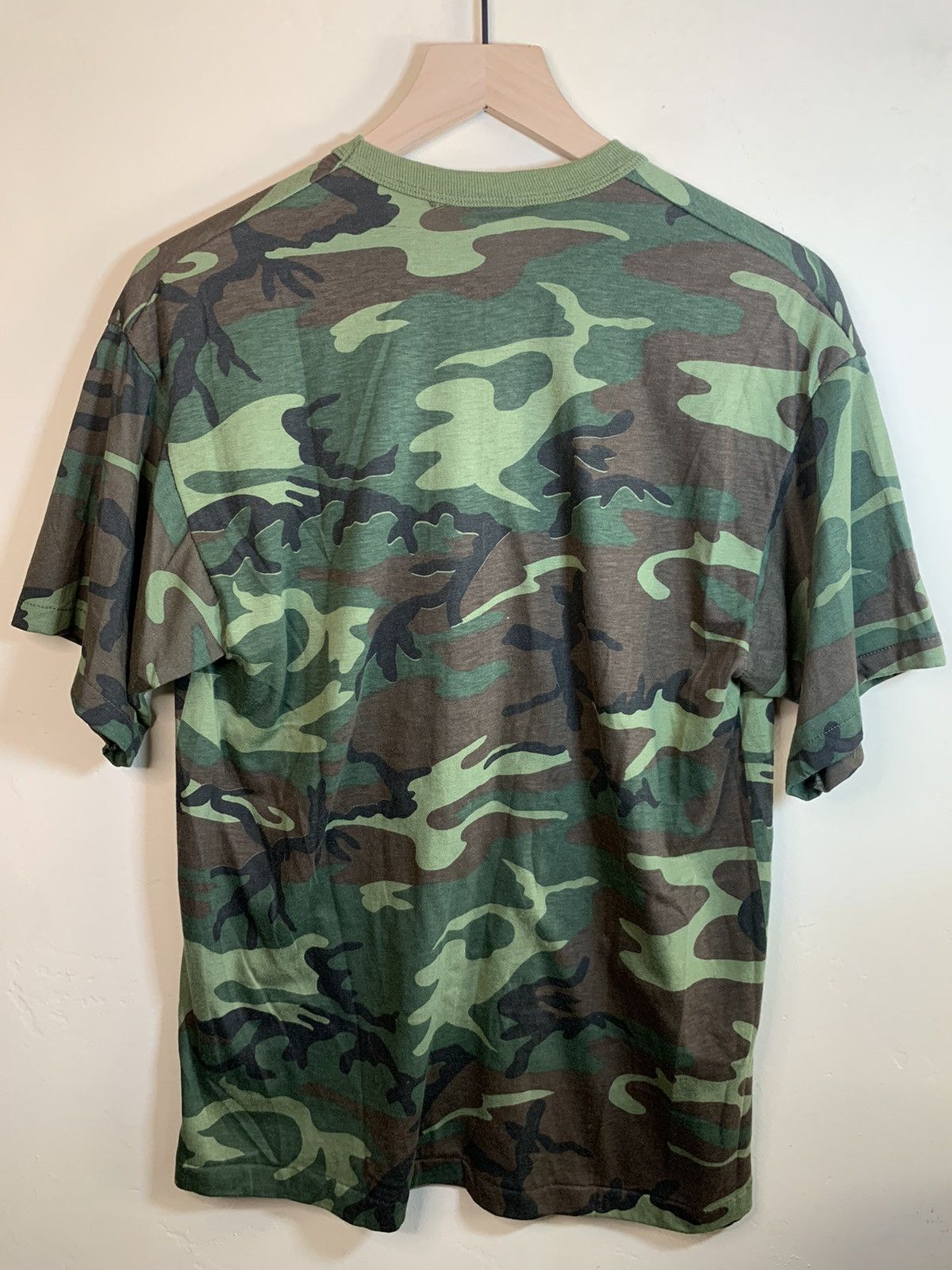 Vintage RARE* Vintage 70’s Camo Camoflage Single Stitch Pocket Shirt Size US XL / EU 56 / 4 - 2 Thumbnail