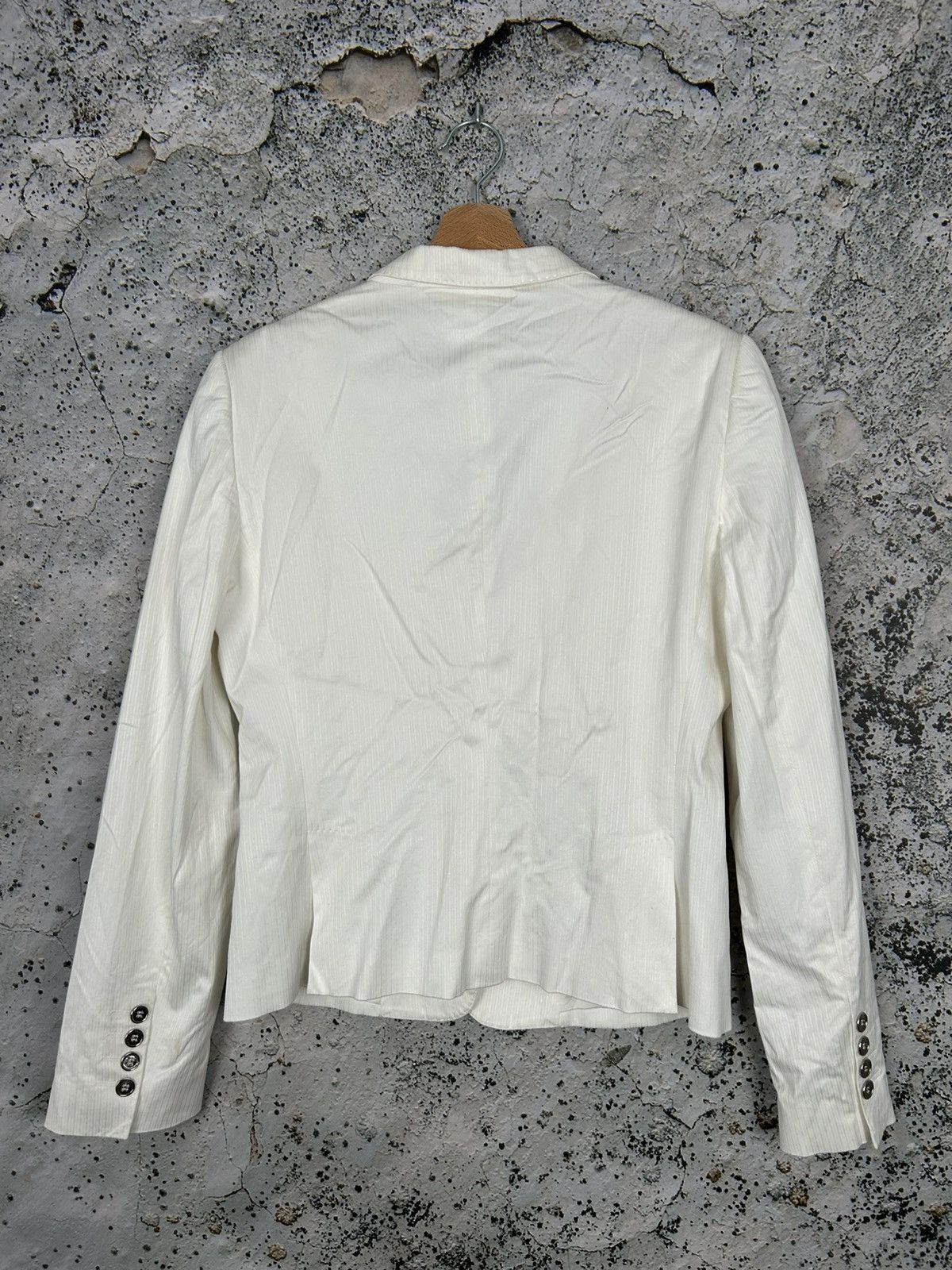 Dolce & Gabbana Vintage Dolce & Gabbana White Blazer Designer 90s Size XXL / US 16-18 / IT 52-54 - 6 Thumbnail