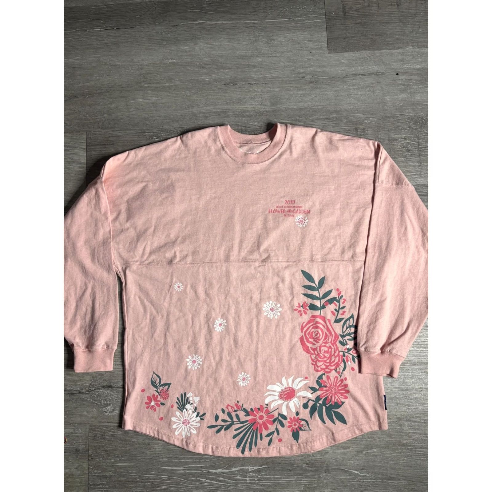 Disney Disney Parks Spirit Jersey Shirt Womens L Pink Minnie Garden Party Epcot Size L / US 10 / IT 46 - 3 Thumbnail