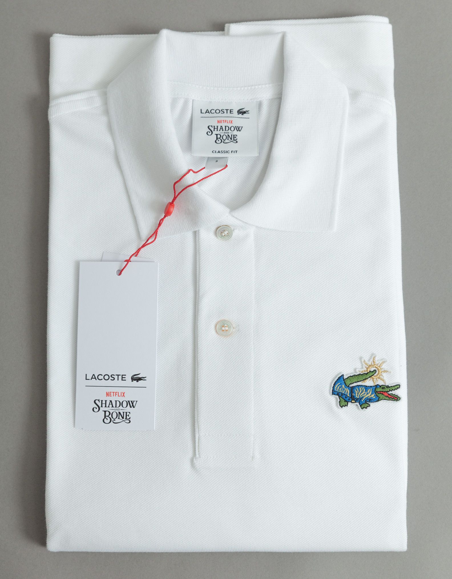 Lacoste Lacoste X Netflix Shadow & Bone Polo Shirt Size US S / EU 44-46 / 1 - 1 Thumbnail