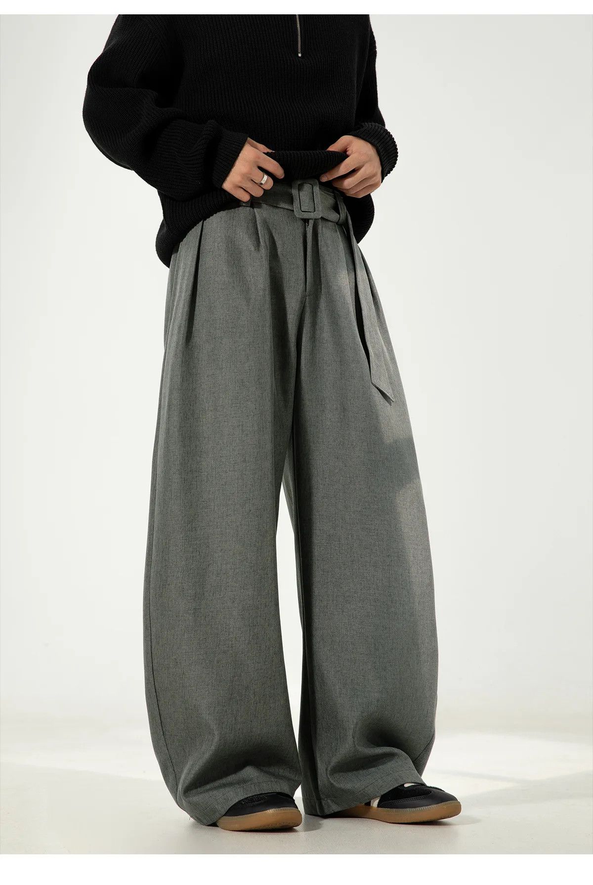 Japanese Brand Wide Leg Baggy Korean Style Pants Size US 34 / EU 50 - 5 Thumbnail