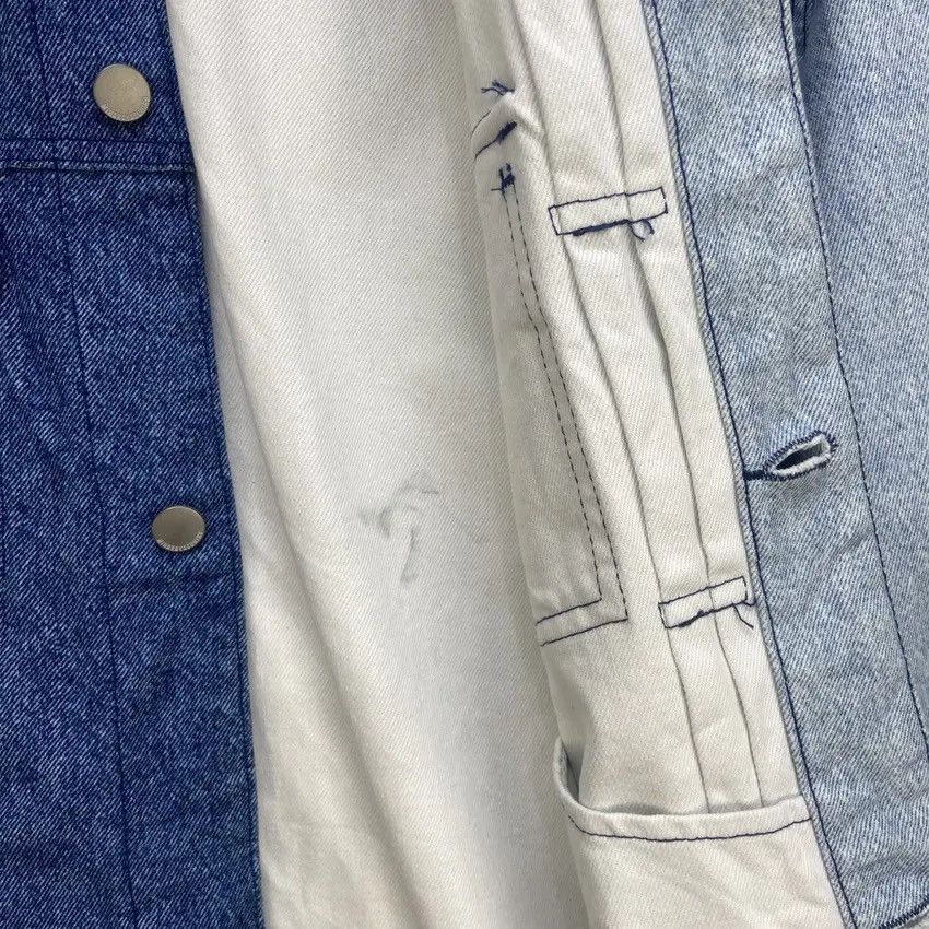 GU × Maison MIHARA YASUHIRO Miharayasuhiro X Gu Two Tone Trucker Denim Jacket Size US M / EU 48-50 / 2 - 19 Thumbnail