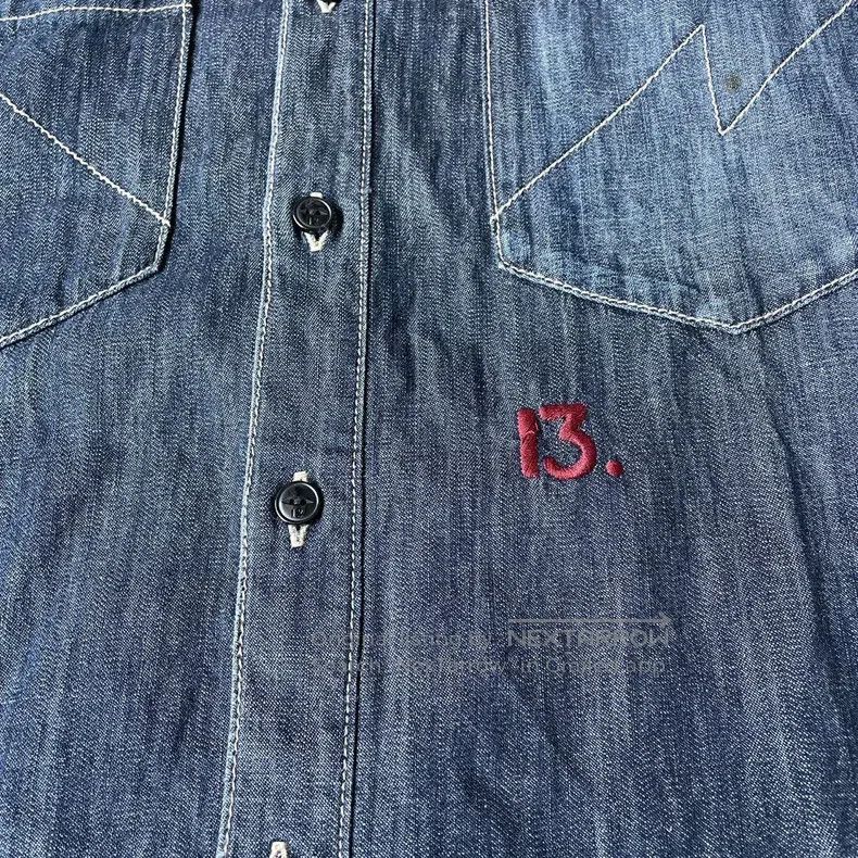 Neighborhood Neighborhood Embroidered Bird Denim Shirt Size US L / EU 52-54 / 3 - 6 Thumbnail