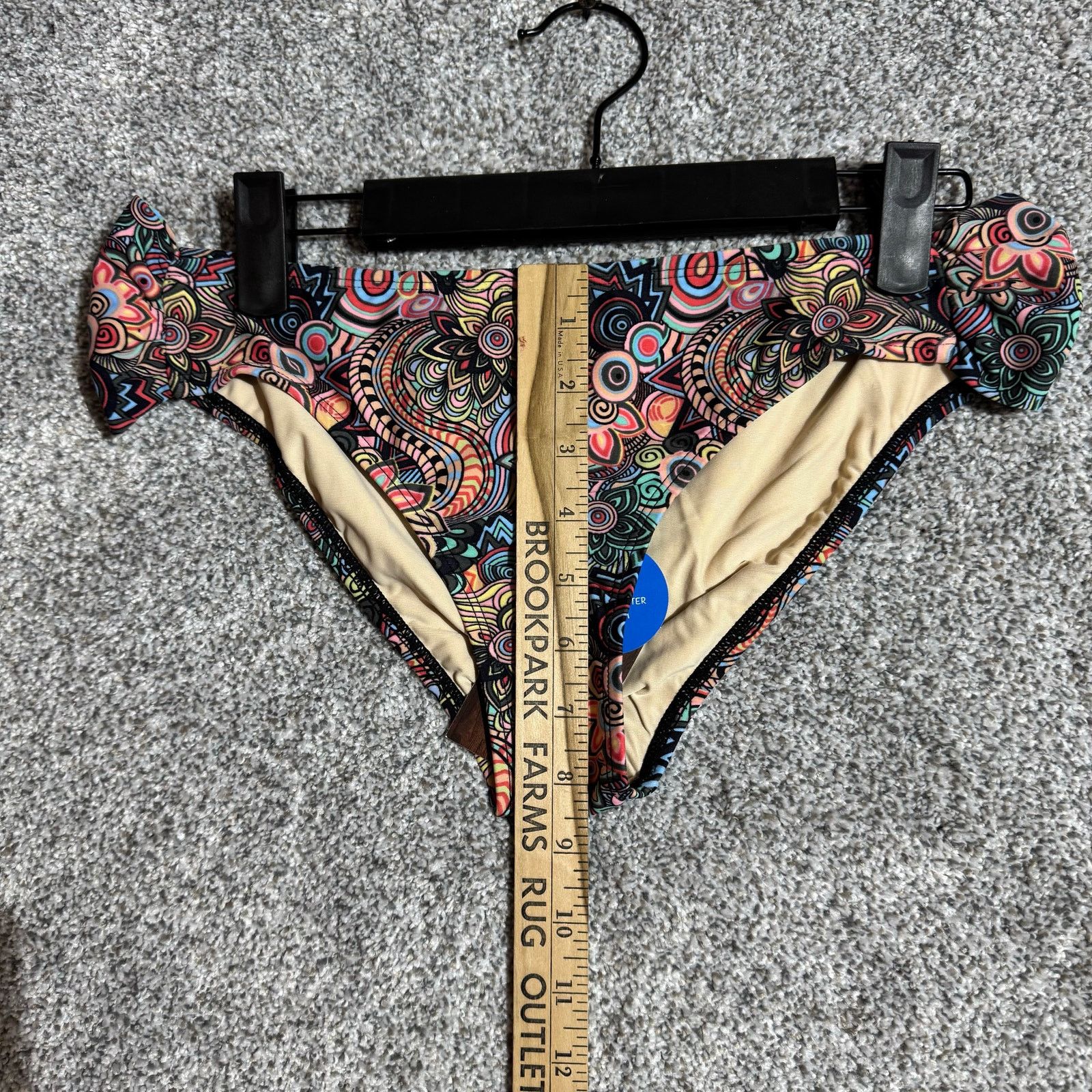 Other Boho Hippie Bikini Bottom Womens Large Hipster Floral Lined Size ONE SIZE - 5 Thumbnail