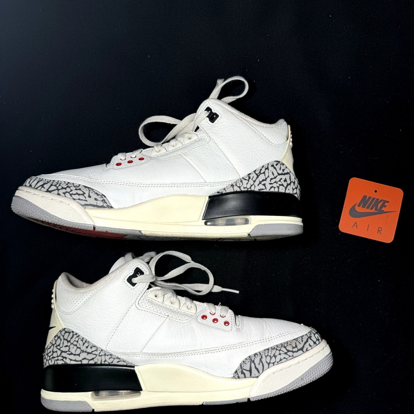Jordan Brand × Nike Size 9.5 - Nike Air Jordan 3 Retro White Cement Reimagined Size US 9.5 / EU 42-43 - 2 Thumbnail