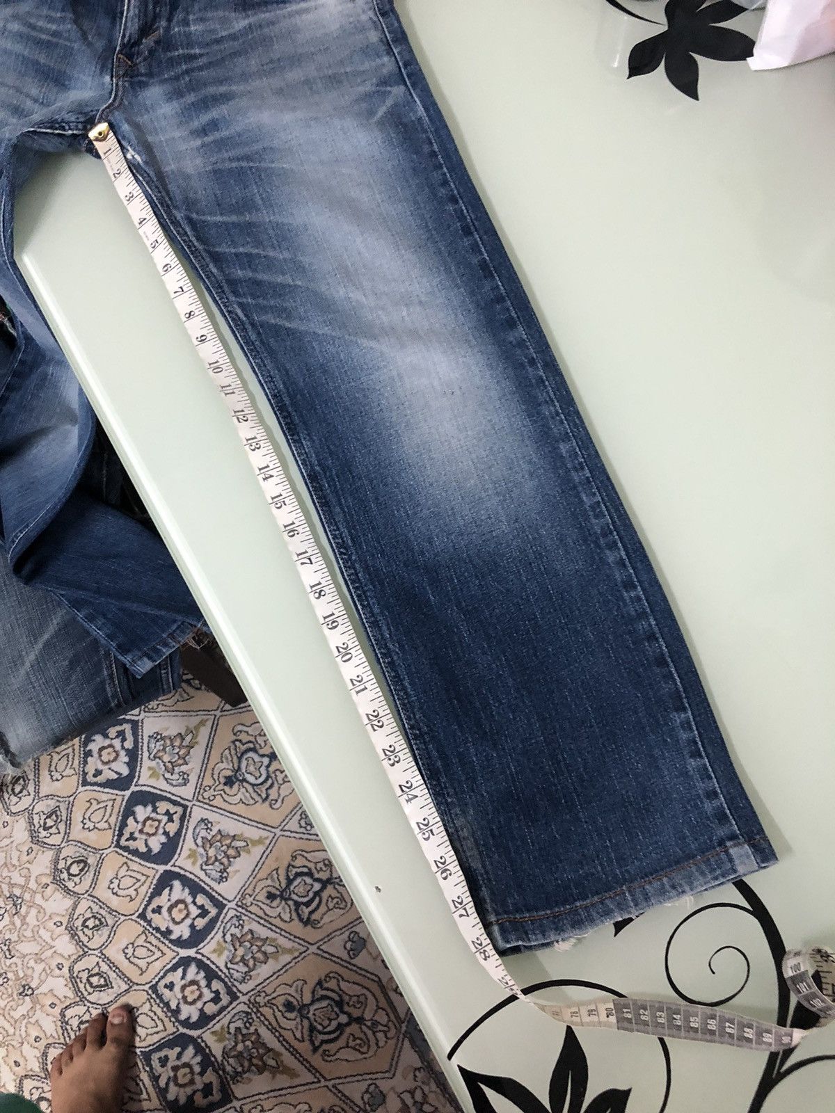 Edwin Vintage Edwin Distressed Denim Size US 32 / EU 48 - 18 Thumbnail