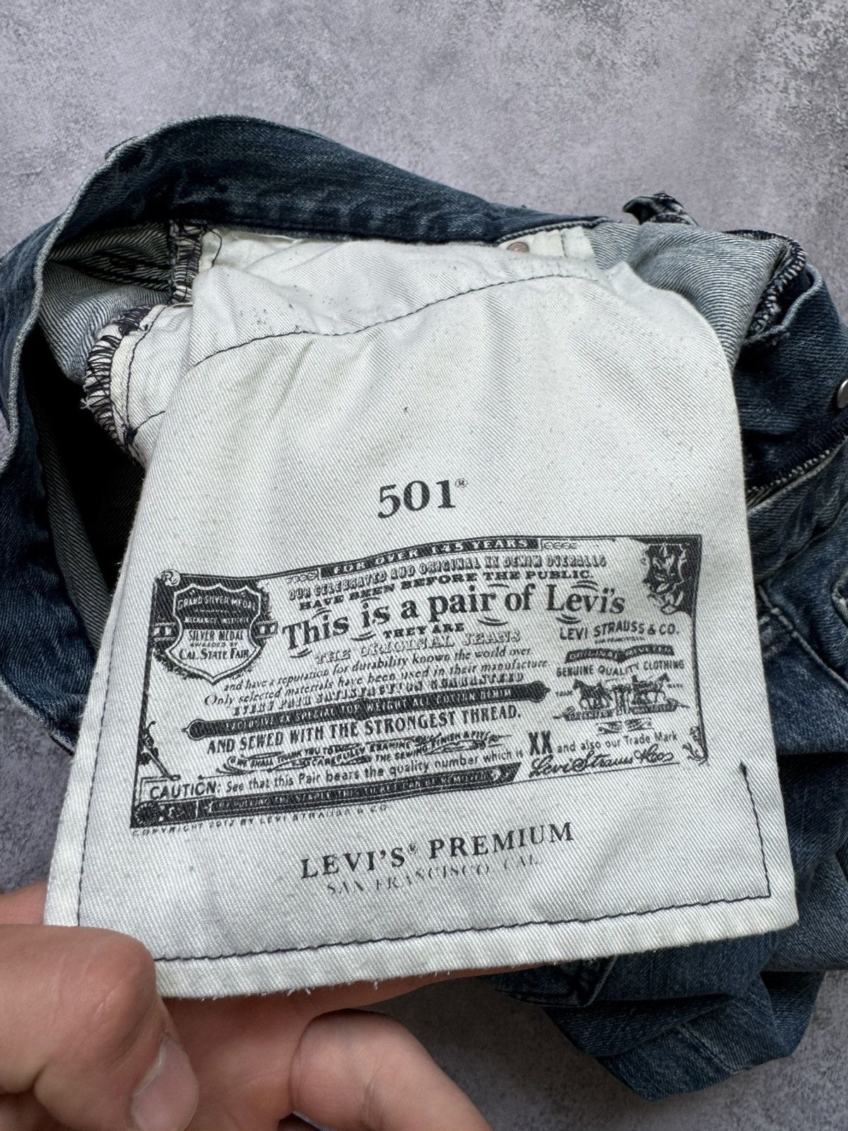 Levi's × Vintage Vintage Levi’s 501 Faded Blue Jeans 34x32 Size US 34 / EU 50 - 24 Thumbnail
