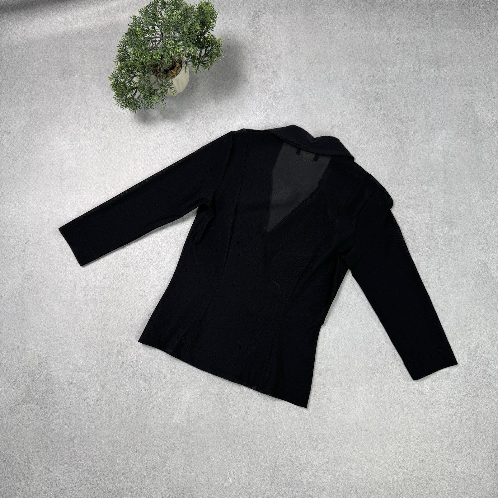 Morgan De Toi Morgan De Toi Women Light Jacket Blazer Black Avant Gard Size S / US 4 / IT 40 - 15 Thumbnail