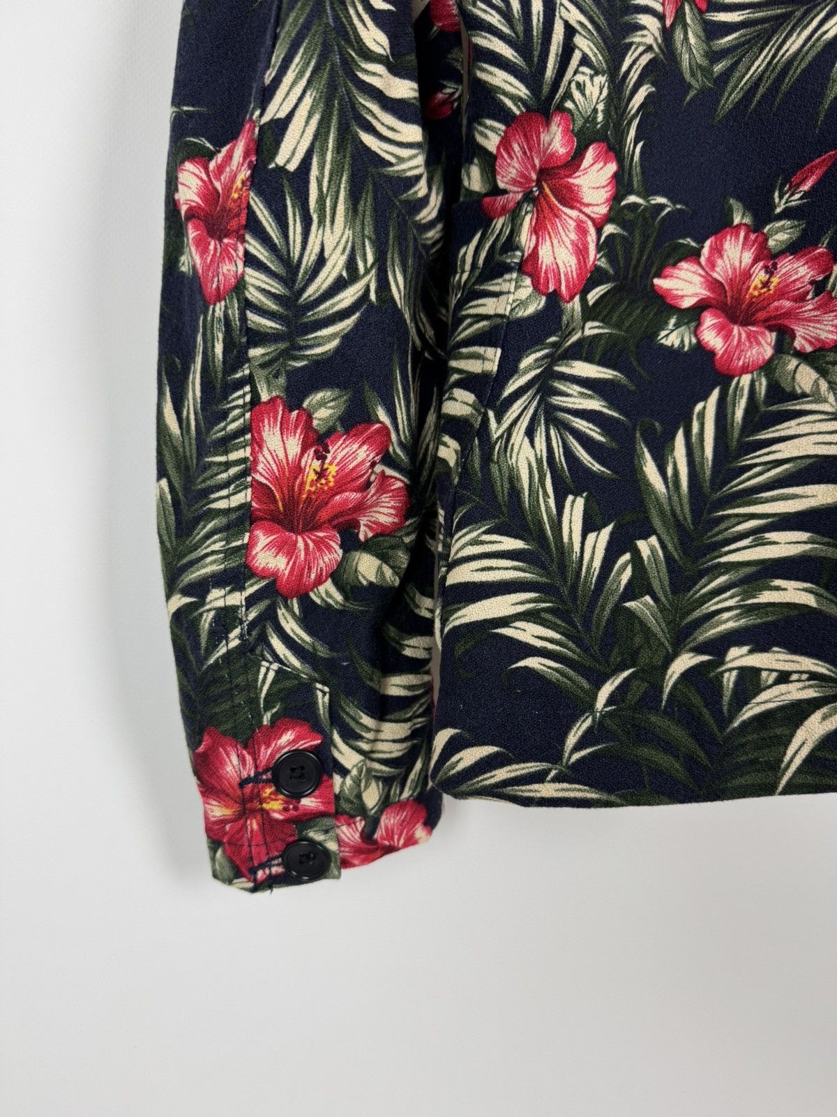 Edwin New! Edwin Simple Post Japanese Denim Floral Blazer Jacket Size US M / EU 48-50 / 2 - 14 Thumbnail