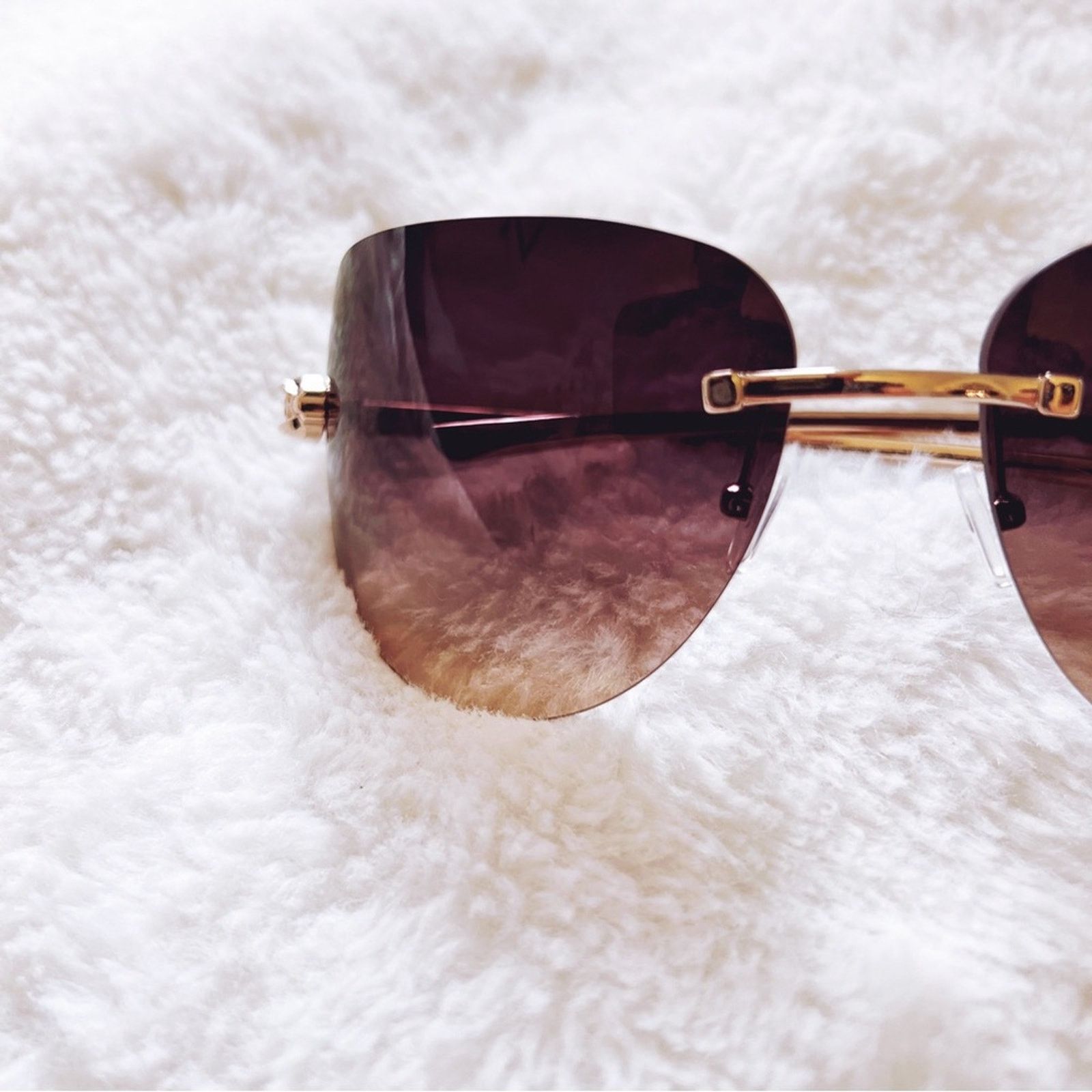 Other Ophelia Brown Floral Chic Sunglasses Size ONE SIZE - 2 Thumbnail