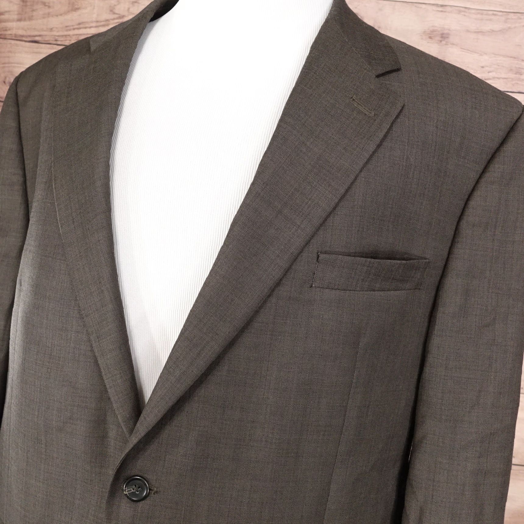 Ralph Lauren LAUREN RALPH LAUREN Wool Sport Coat Blazer Suit Jacket Mens 48R Brown Size 48R - 2 Thumbnail