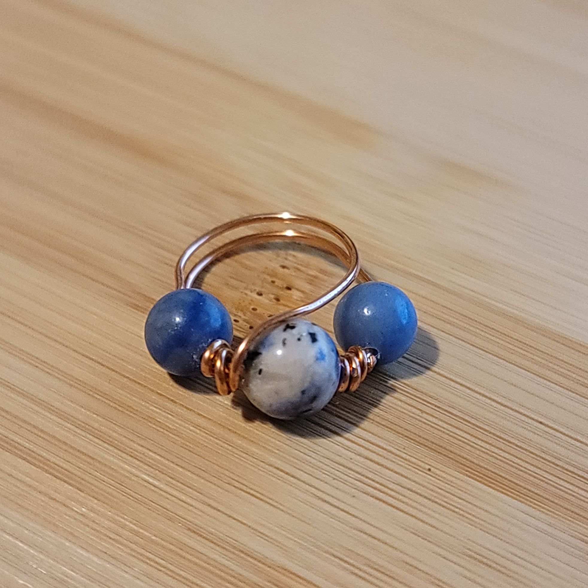 Handmade Handmade Sunstone K2 Copper Ring Size ONE SIZE - 3 Thumbnail