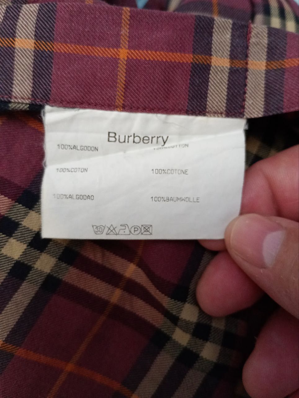 Burberry × Designer Burberry Checkered Shirt Vintage Size 6 Size US XXL / EU 58 / 5 - 11 Thumbnail