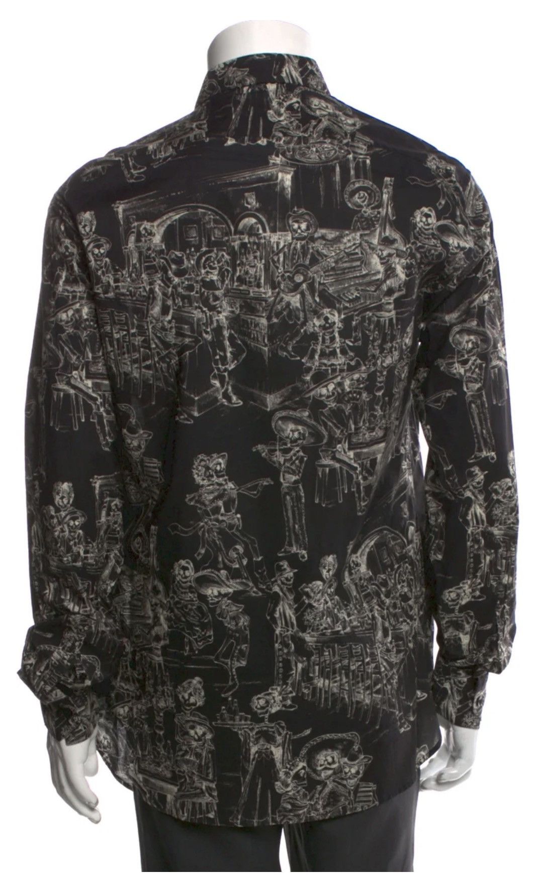 Saint Laurent Paris Saint Laurent “Day of the Dead” Size US S / EU 44-46 / 1 - 2 Thumbnail