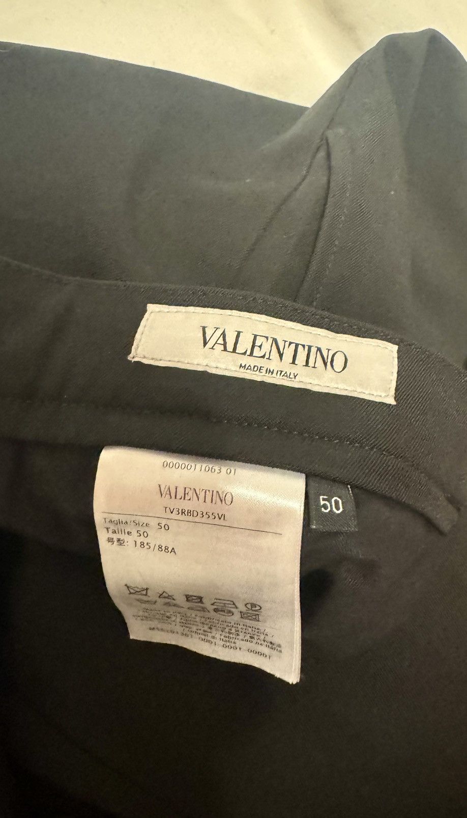 Valentino Valentino Black Wool Trousers Size US 34 / EU 50 - 6 Thumbnail