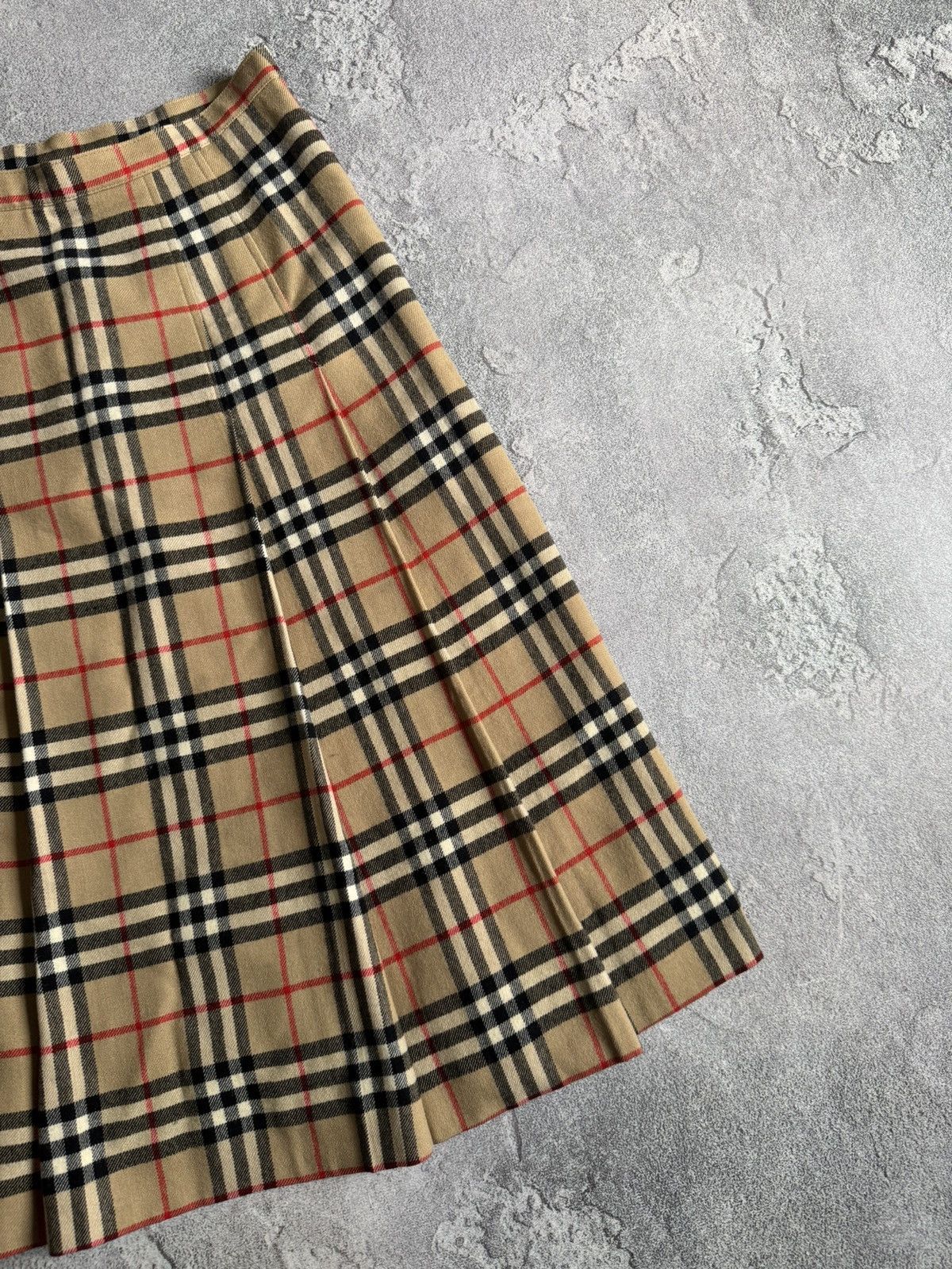 Burberry × Vintage Burberry nova check Chekered long skirt casual Burberrys 90s Size 25" / US 0 / IT 36 - 11 Thumbnail